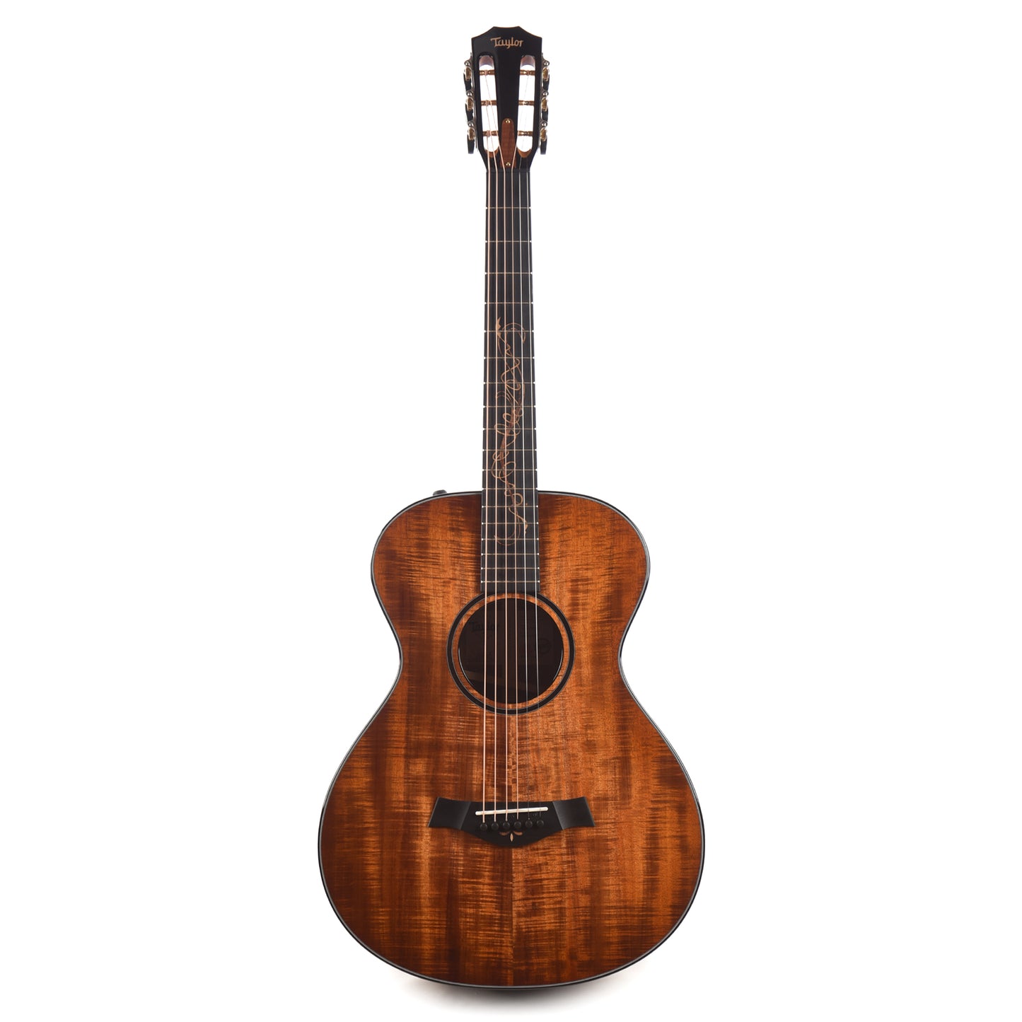 Taylor Custom Grand Concert 12-Fret Tasmanian Blackwood Antique Blonde w/Engraved Twist & Ocean Vine Inlays Acoustic Guitars / OM and Auditorium