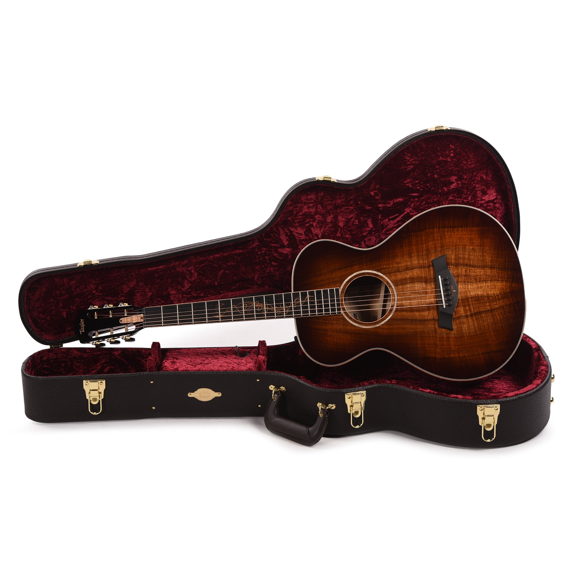 Taylor Custom Grand Concert AA Hawaiian Koa Shaded Edgeburst ES2 w/Figured Maple Binding Acoustic Guitars / OM and Auditorium