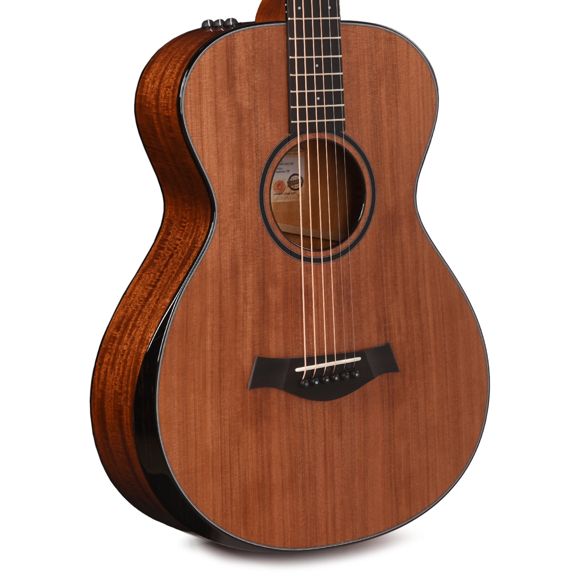 Taylor Custom Grand Concert Sinker Redwood/Figured Genuine Mahogany Natural ES2 Acoustic Guitars / OM and Auditorium