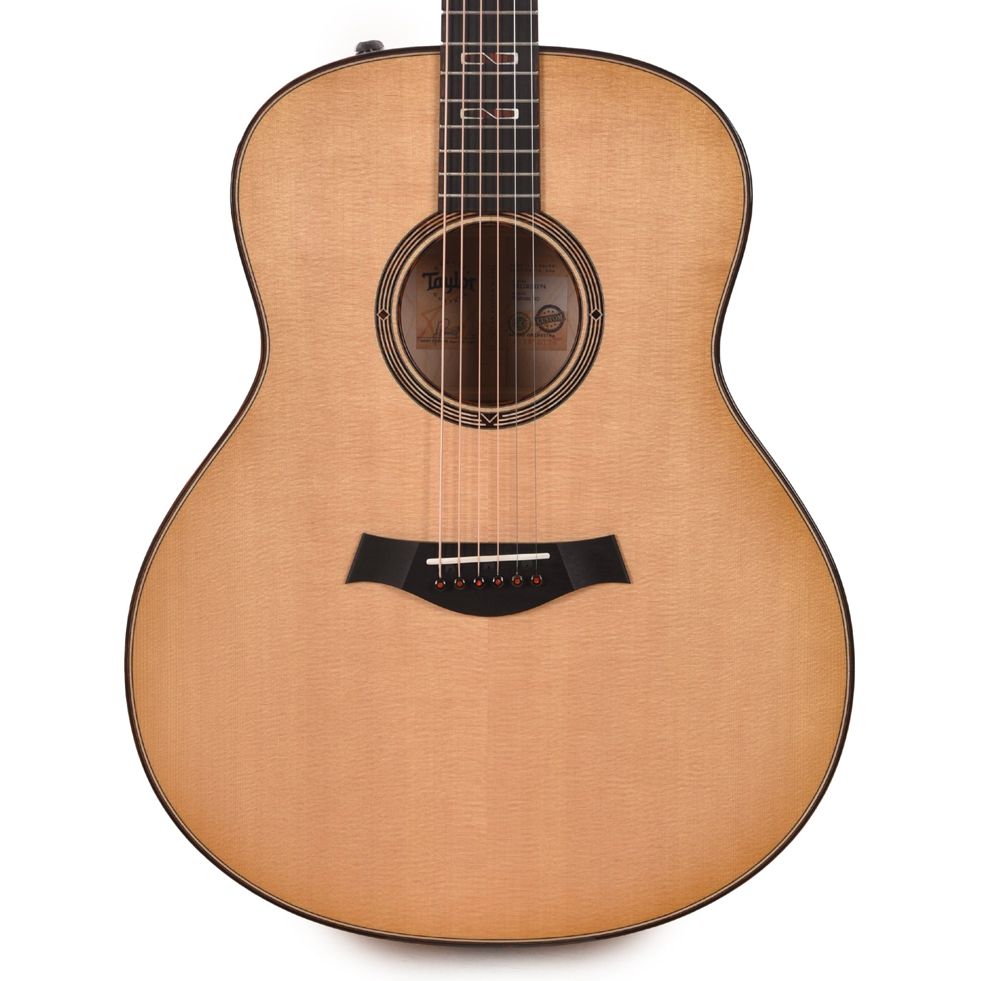 Taylor Custom Grand Orchestra Lutz Spruce/Maple Full Body Antique Blonde Acoustic Guitars / OM and Auditorium