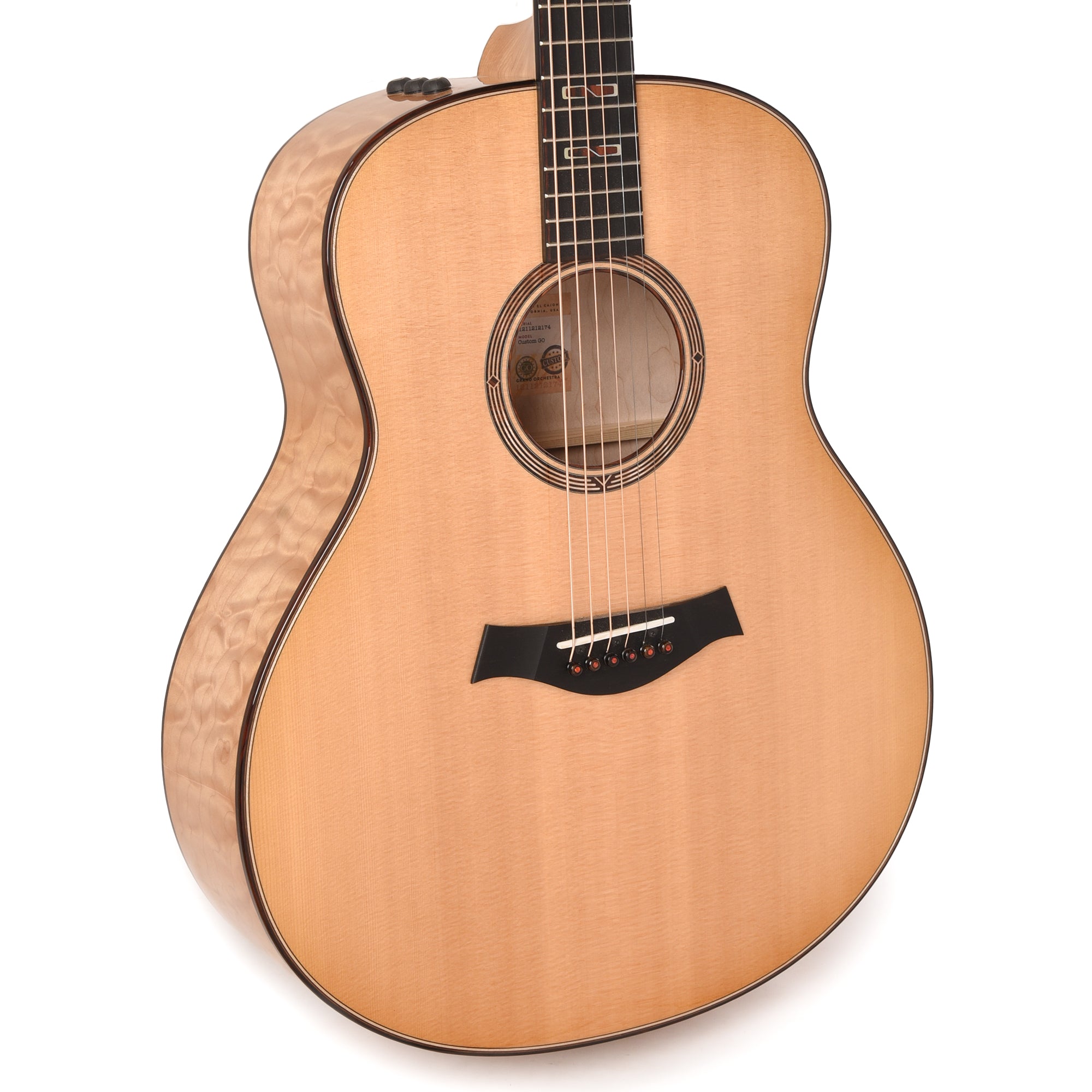 Taylor Custom Grand Orchestra Lutz Spruce/Maple Full Body Antique Blonde Acoustic Guitars / OM and Auditorium