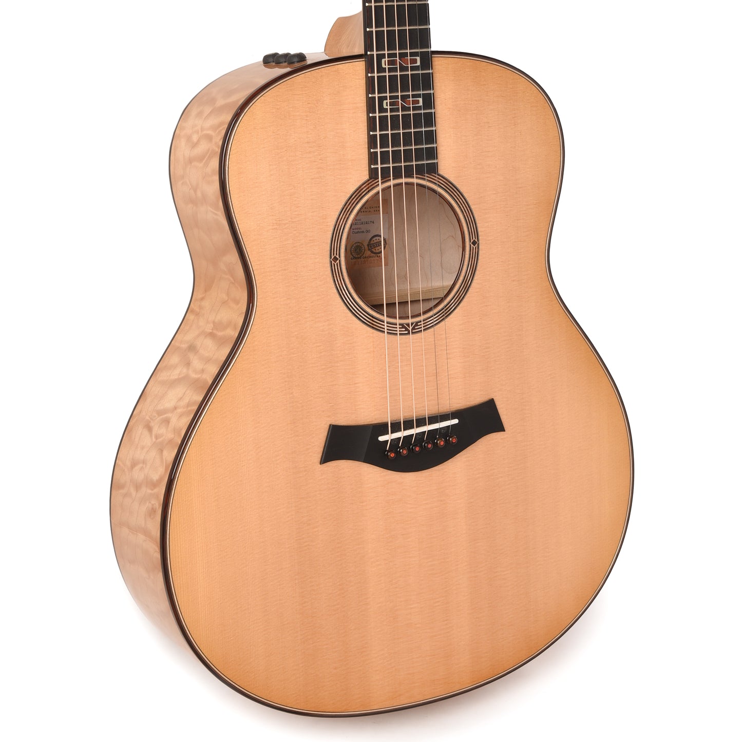 Taylor Custom Grand Orchestra Lutz Spruce/Maple Full Body Antique Blonde Acoustic Guitars / OM and Auditorium