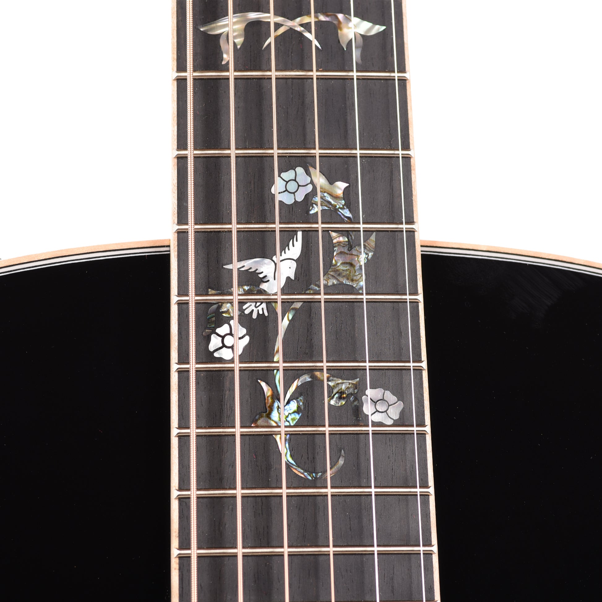 Taylor Custom Grand Pacific Adirondack Spruce/Flame Maple Black Top/Vintage Sunburst Back w/Cindy & Rose Inlays Acoustic Guitars / OM and Auditorium
