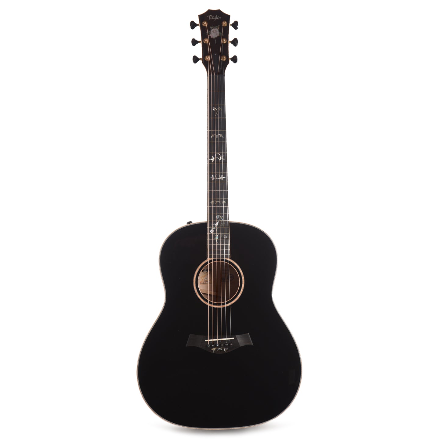 Taylor Custom Grand Pacific Adirondack Spruce/Flame Maple Black Top/Vintage Sunburst Back w/Cindy & Rose Inlays Acoustic Guitars / OM and Auditorium