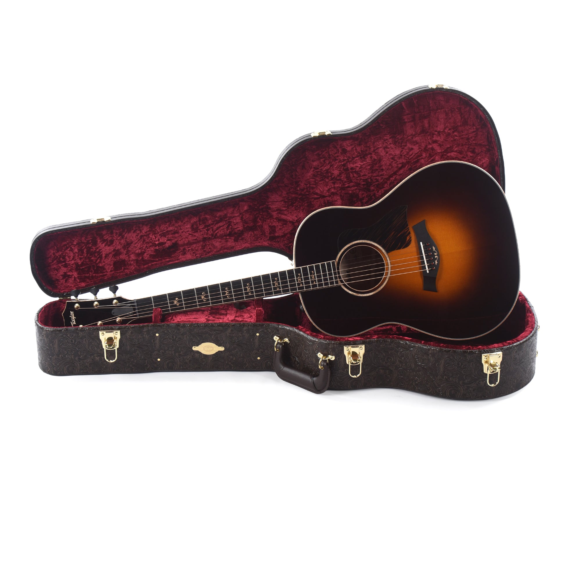 Taylor Custom Grand Pacific European Spruce/Mahogany Vintage Sunburst Top w/Figured Maple Binding Acoustic Guitars / OM and Auditorium