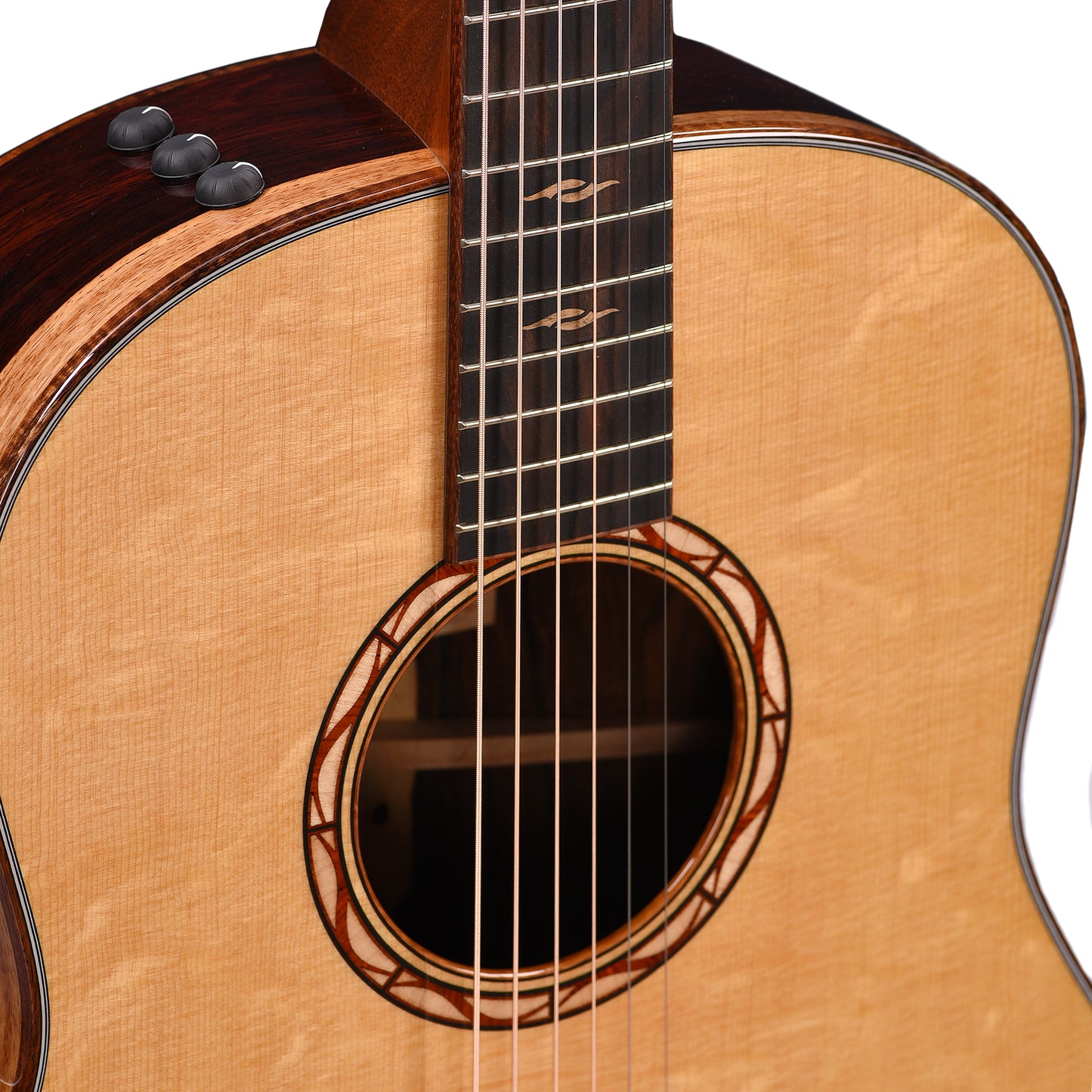 Taylor Custom Grand Pacific Premiun Bearclaw Sitka/Cocobolo Aged Toner Top ES2 w/Hawaiian Koa Binding Acoustic Guitars / OM and Auditorium