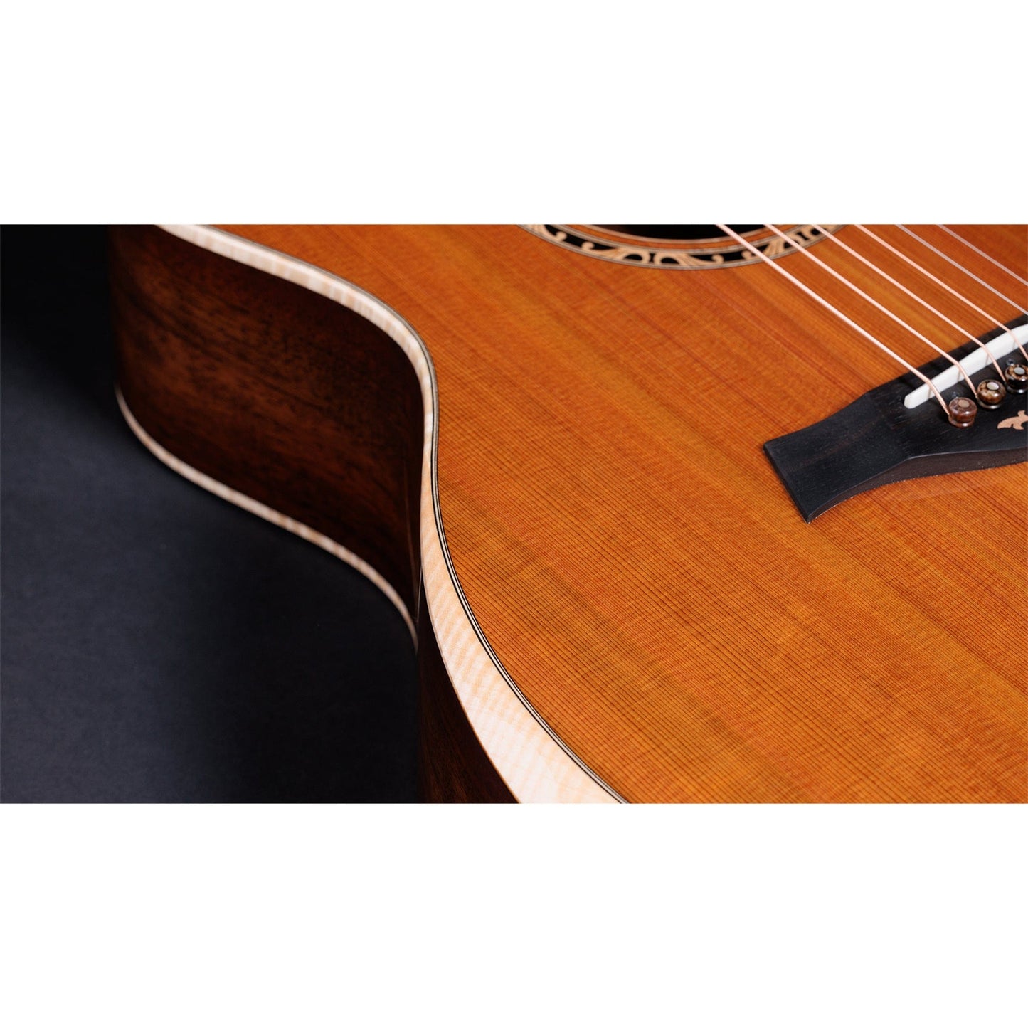 Taylor Custom "The Catch" NAMM 2024 #2 C14ce Grand Auditorium Sinker Redwood/Honduran Rosewood Natural Top Shaded Edge Burst Body Acoustic Guitars / OM and Auditorium