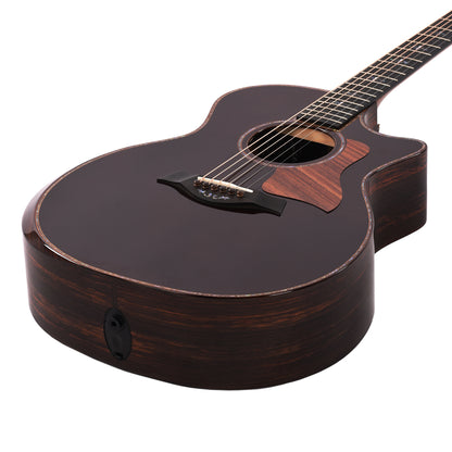 Taylor Custom "The Catch" NAMM 2024 #25 C14ce Grand Auditorium Western Red Cedar/East Indian Rosewood Brown Sugar Mocha Acoustic Guitars / OM and Auditorium