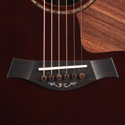 Taylor Custom "The Catch" NAMM 2024 #25 C14ce Grand Auditorium Western Red Cedar/East Indian Rosewood Brown Sugar Mocha Acoustic Guitars / OM and Auditorium