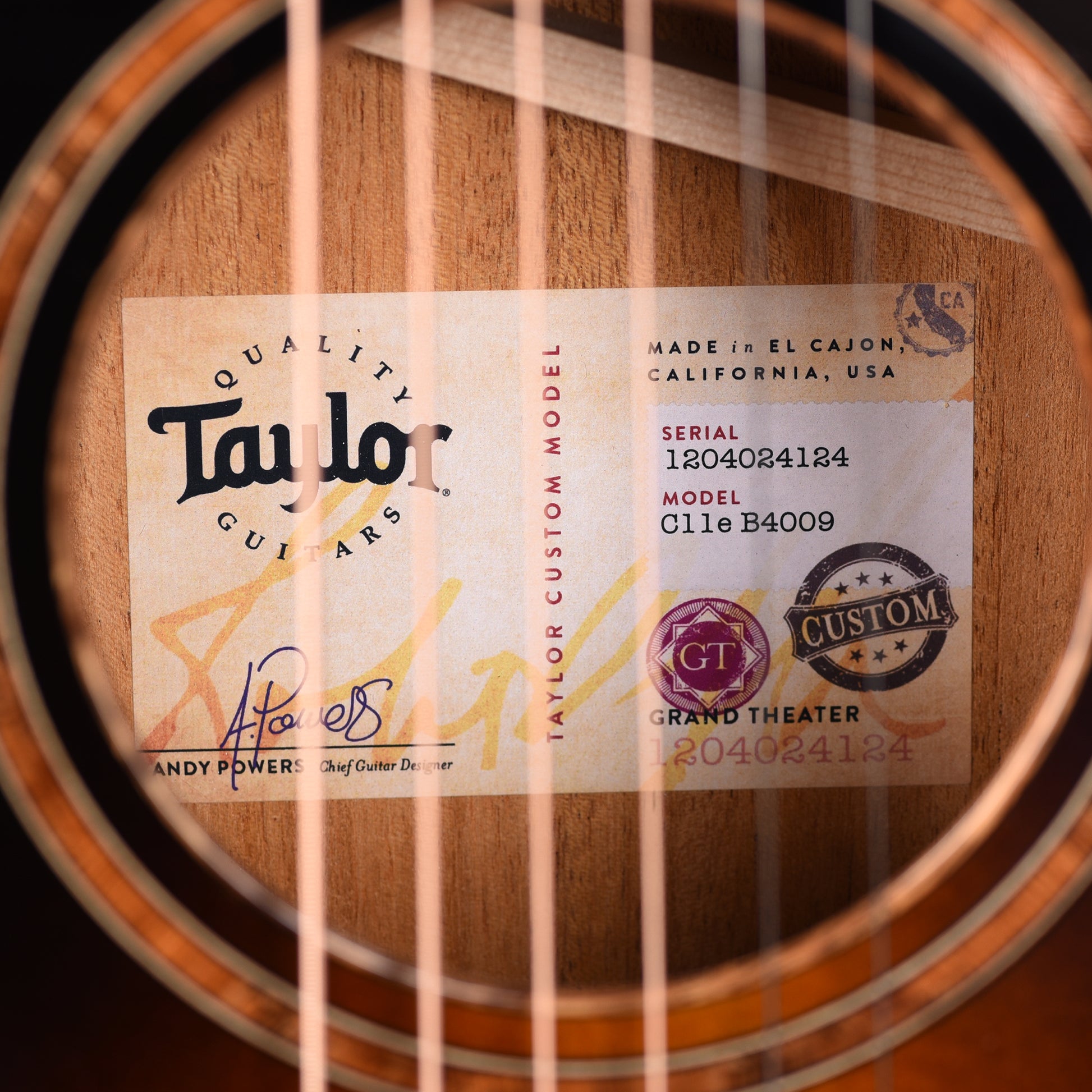 Taylor Custom "The Catch" NAMM 2024 #9 C11e Grand Theater Sitka/Mahogany Midnight Burst Top Acoustic Guitars / OM and Auditorium