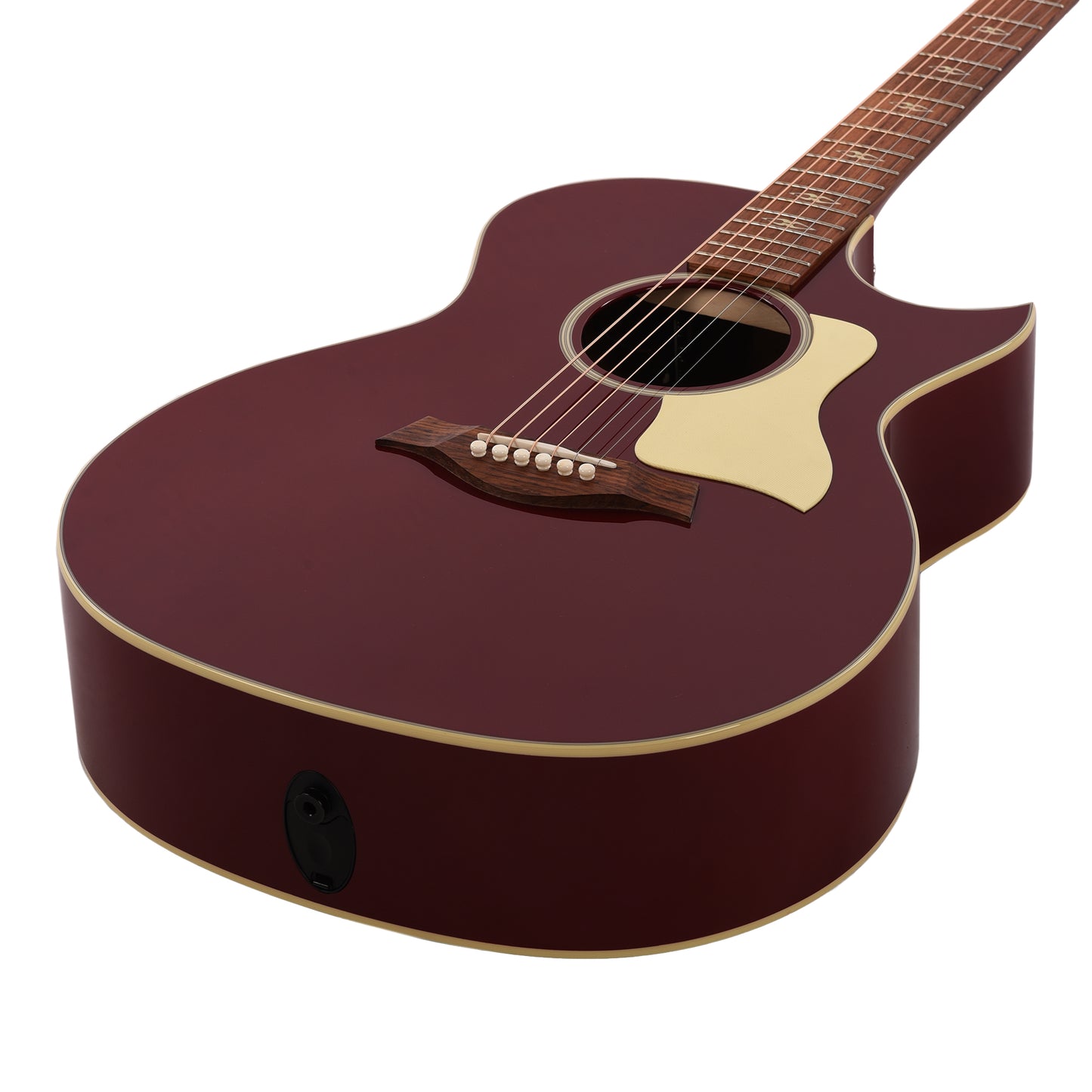 Taylor Custom "The Catch" NAMM 2025 #38 C24ce Grand Auditorium Mahogany Candy Apple Red Acoustic Guitars / OM and Auditorium