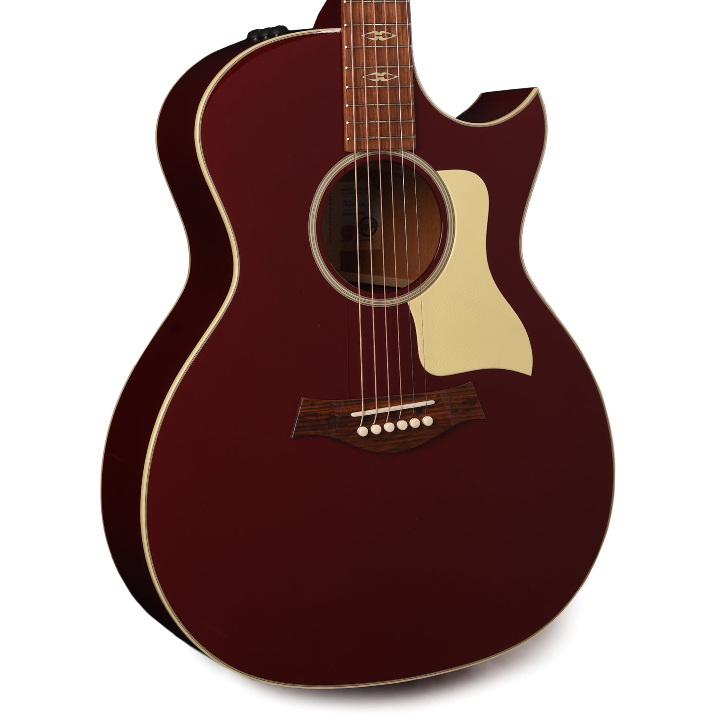 Taylor Custom "The Catch" NAMM 2025 #38 C24ce Grand Auditorium Mahogany Candy Apple Red Acoustic Guitars / OM and Auditorium