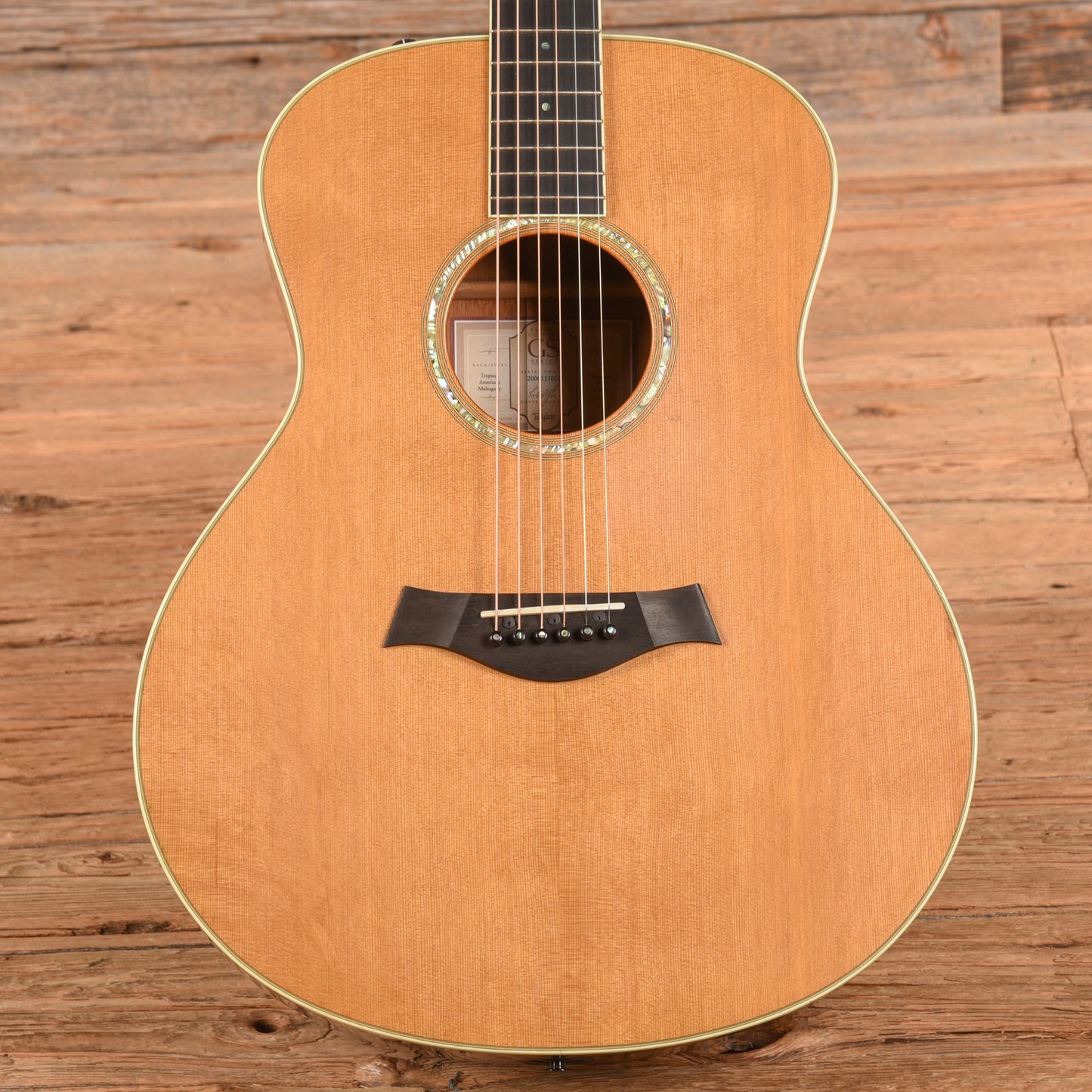 Taylor GS Western Red Cedar/Tropical American Mahogany Natural 2006 Acoustic Guitars / OM and Auditorium
