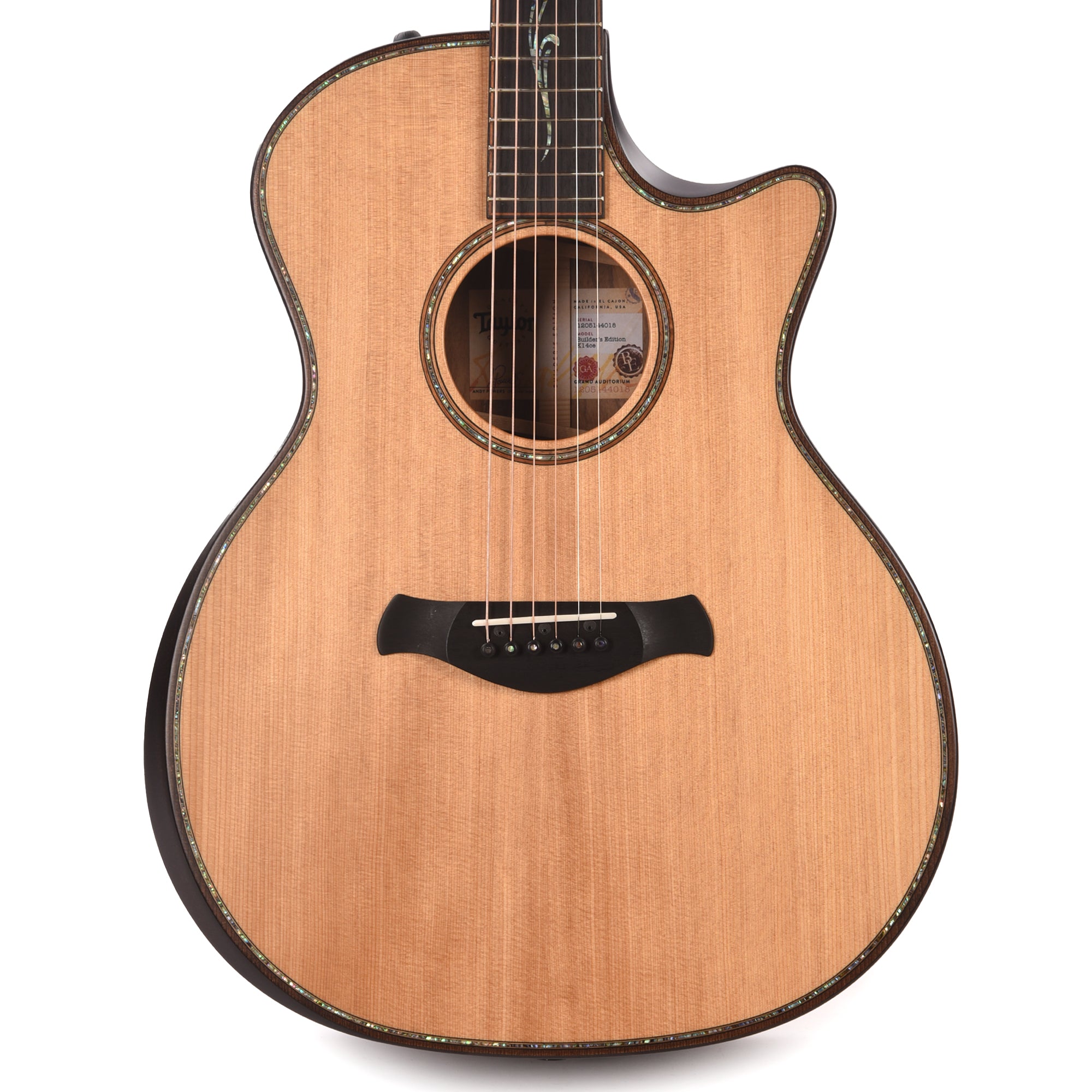 Taylor K14ce Builder's Edition Grand Auditorium Torrefied Sitka/Koa Kona Burst Acoustic Guitars / OM and Auditorium