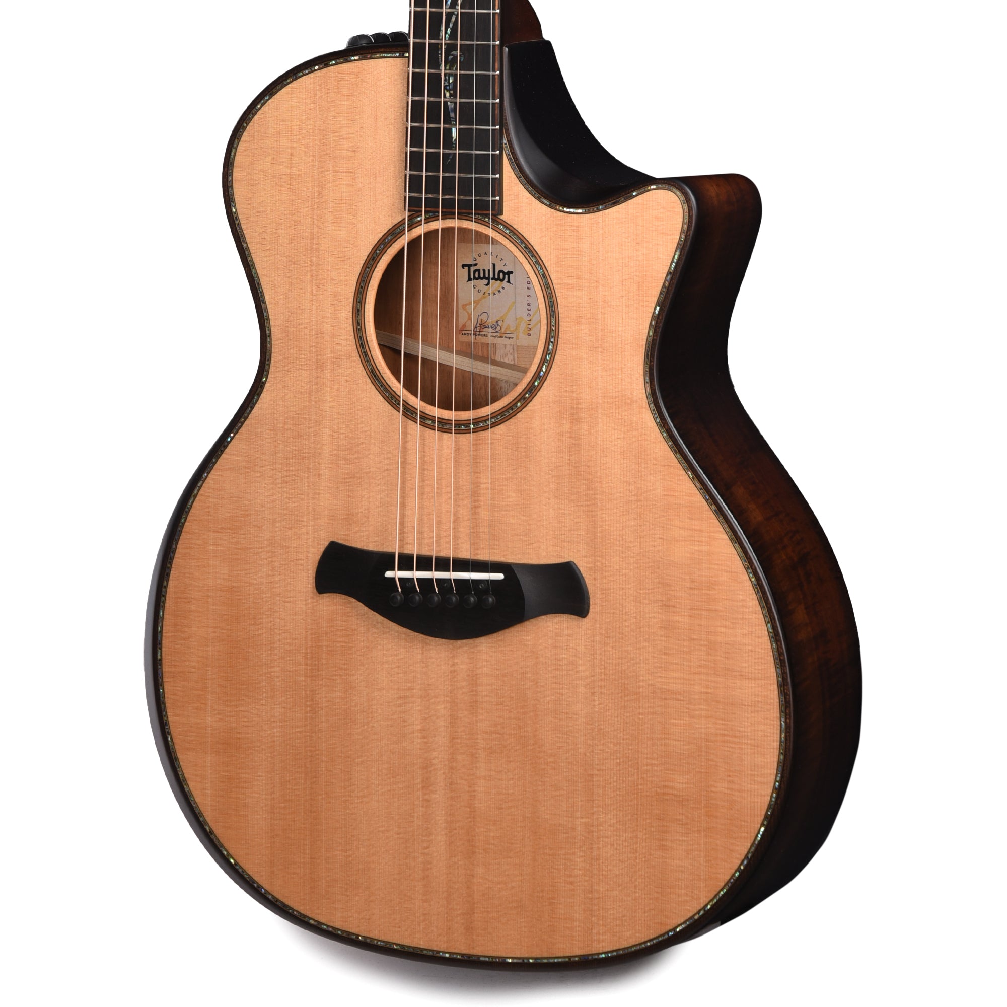 Taylor K14ce Builder's Edition Grand Auditorium Torrefied Sitka/Koa Kona Burst Acoustic Guitars / OM and Auditorium