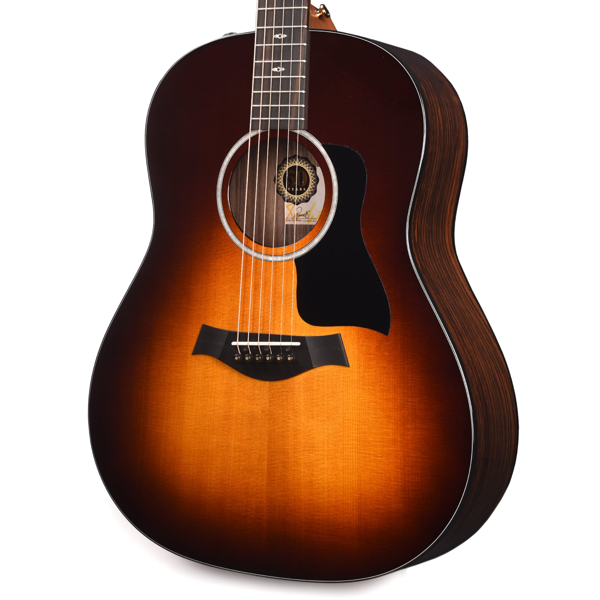 Taylor Limited 50th Anniversary 217e-SB Plus Grand Pacific Spruce/Rosewood Tobacco Sunburst Top Factory B-Stock Acoustic Guitars / OM and Auditorium