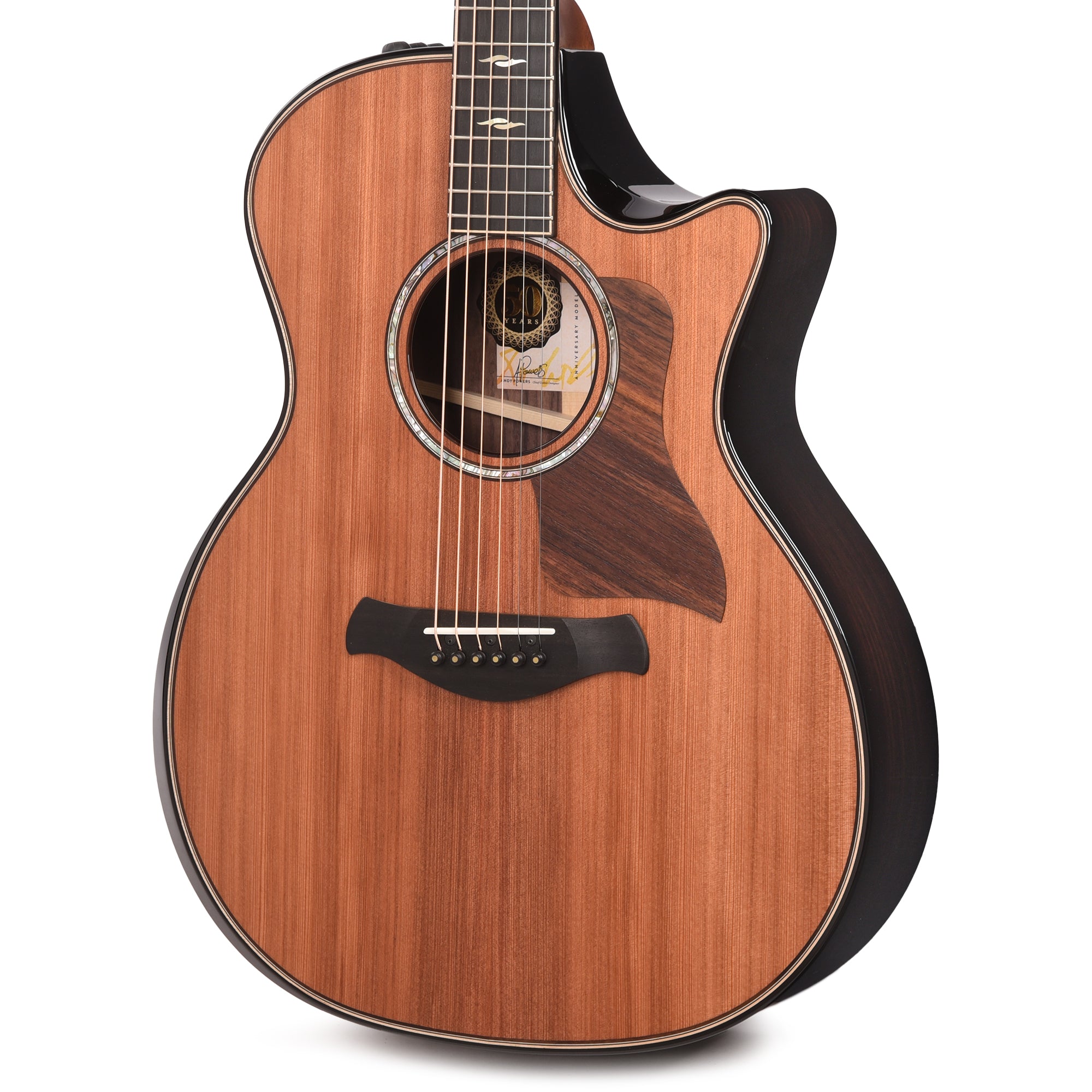 Taylor Limited 50th Anniversary Builder's Edition 814ce Grand Auditorium Sinker Redwood/Rosewood Natural Top Acoustic Guitars / OM and Auditorium