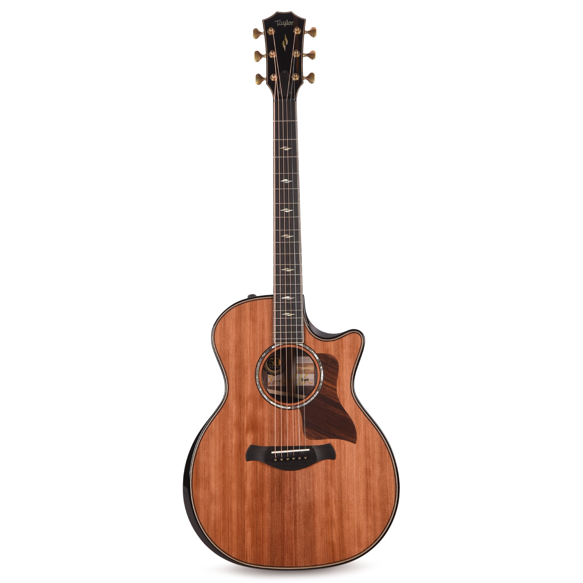 Taylor Limited 50th Anniversary Builder's Edition 814ce Grand Auditorium Sinker Redwood/Rosewood Natural Top Acoustic Guitars / OM and Auditorium
