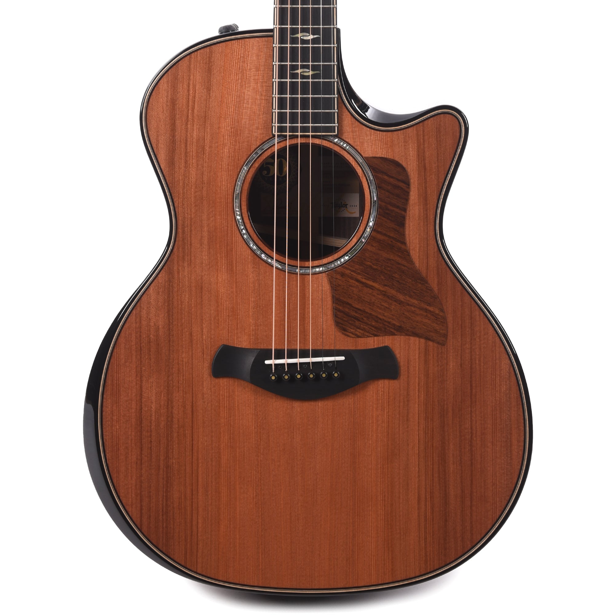 Taylor Limited 50th Anniversary Builder's Edition 814ce Grand Auditorium Sinker Redwood/Rosewood Natural Top Acoustic Guitars / OM and Auditorium