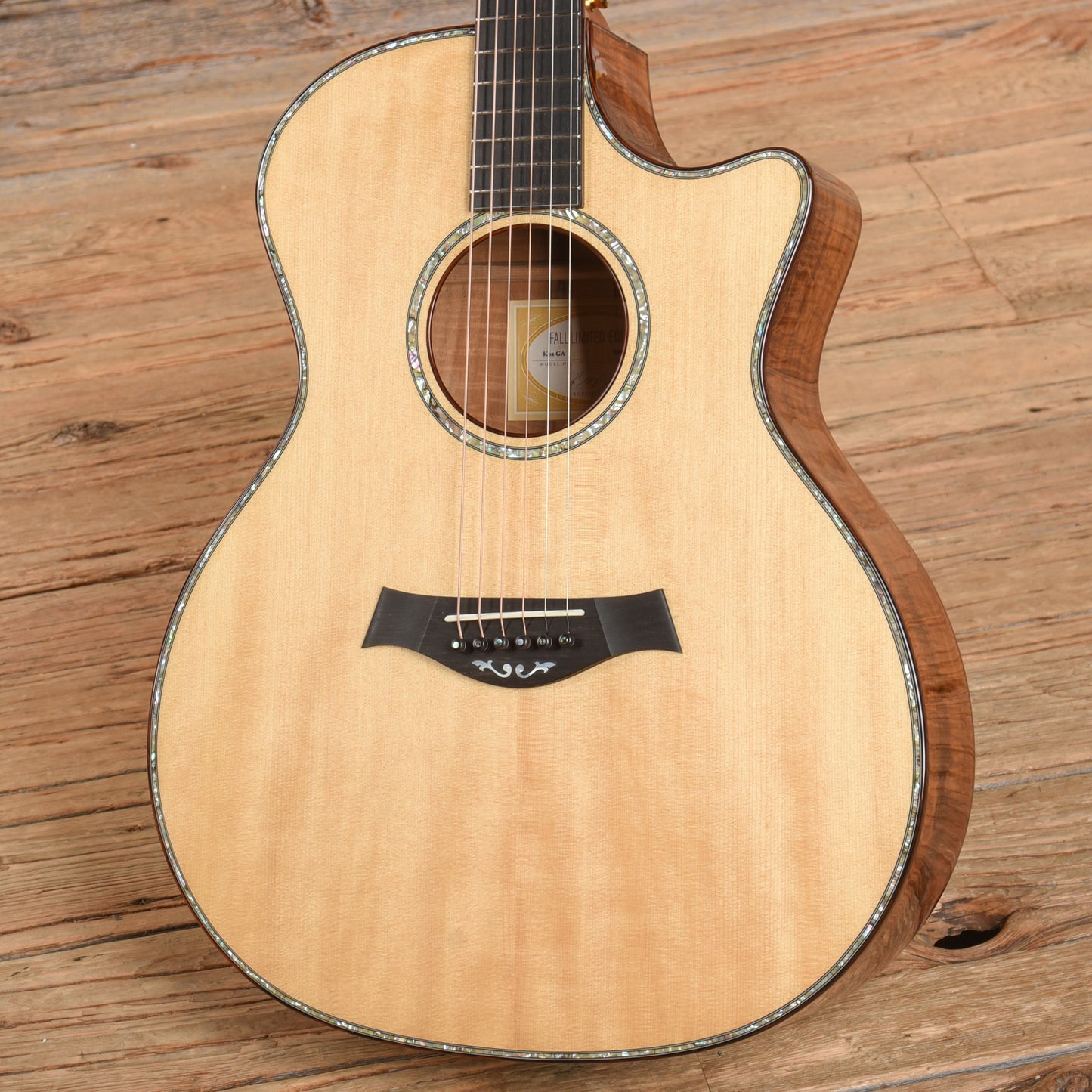 Taylor Limited Edition Koa GA Natural 2008 Acoustic Guitars / OM and Auditorium