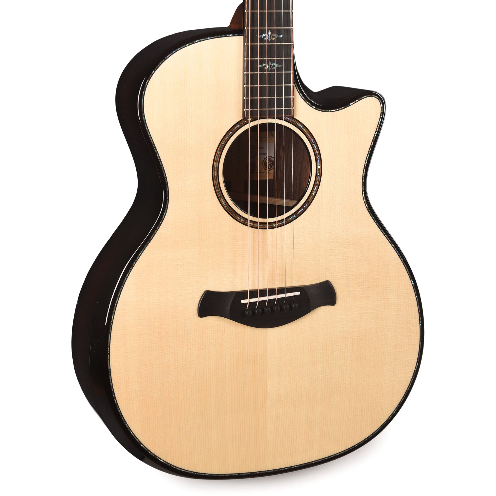 Taylor Next Generation Builder's Edition 914ce Grand Auditorium Natural Sitka Spruce Grand Auditorium/Indian Rosewood Natural w/Claria Pickup Acoustic Guitars / OM and Auditorium