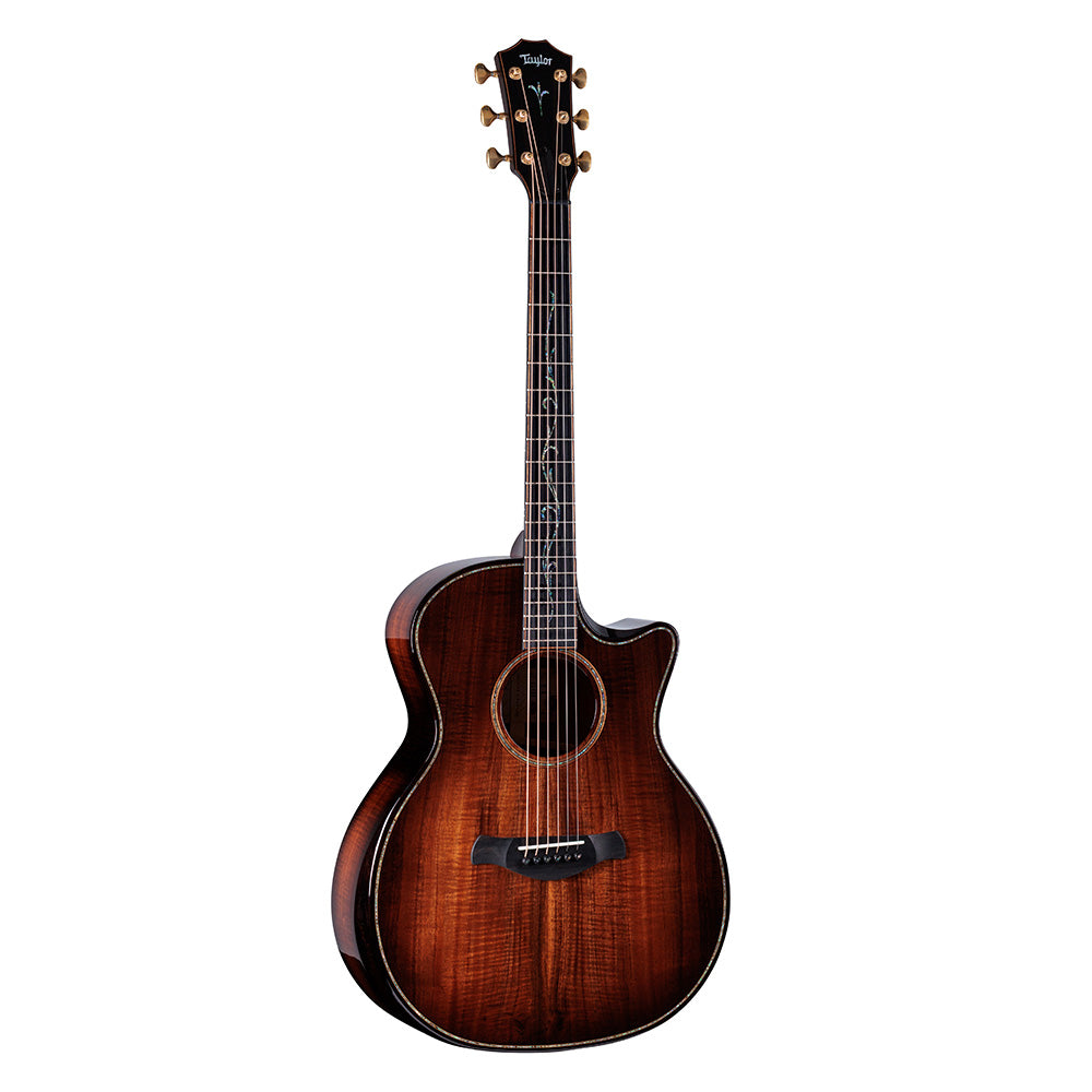 Taylor Next Generation Builder's Edition K24ce Grand Auditorium Figured Hawaiian Koa Kona Burst w/Claria Pickup Acoustic Guitars / OM and Auditorium