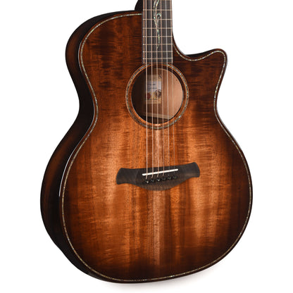 Taylor Next Generation Builder's Edition K24ce Grand Auditorium Figured Hawaiian Koa Kona Burst w/Claria Pickup Acoustic Guitars / OM and Auditorium