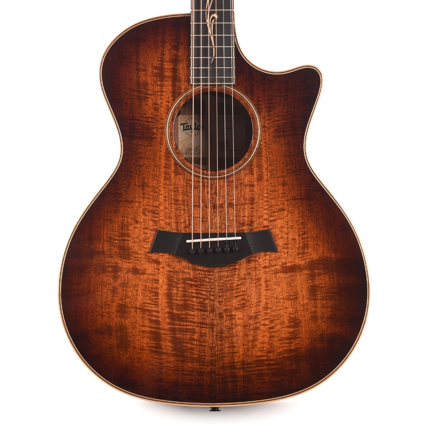 Taylor Next Generation K24ce Grand Auditorium Figured Hawaiian Koa Shaded Edgeburst w/Claria Pickup Acoustic Guitars / OM and Auditorium
