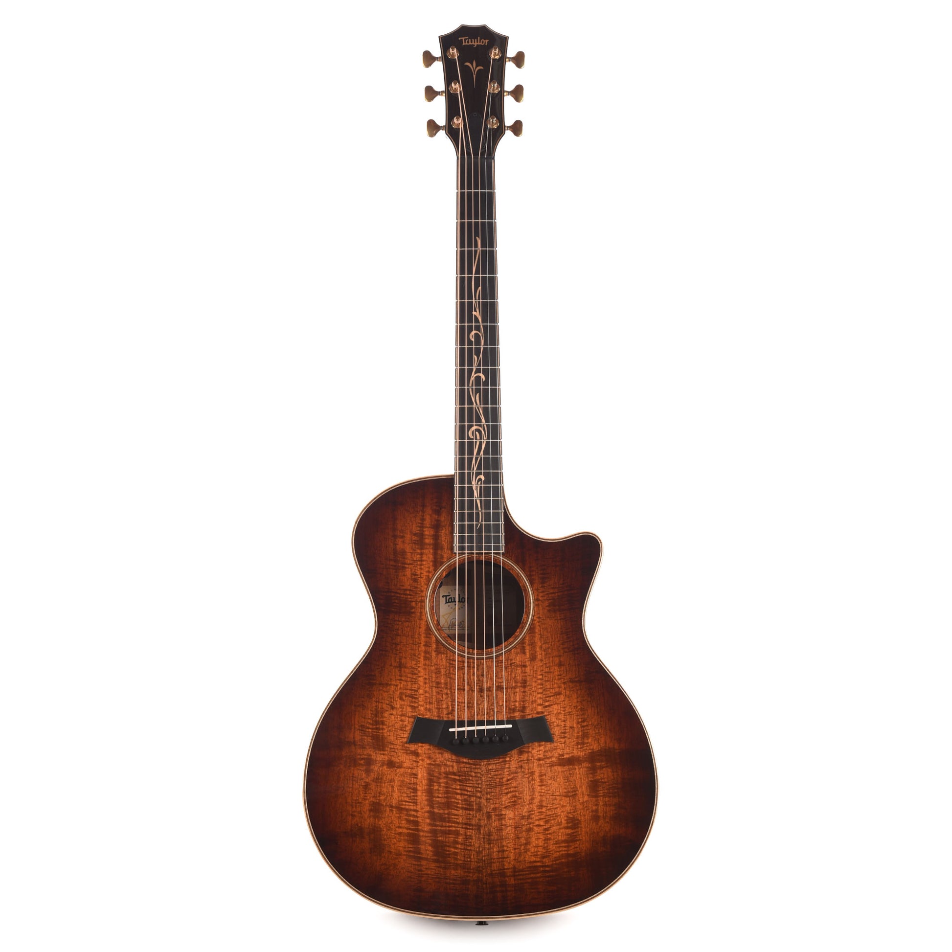 Taylor Next Generation K24ce Grand Auditorium Figured Hawaiian Koa Shaded Edgeburst w/Claria Pickup Acoustic Guitars / OM and Auditorium
