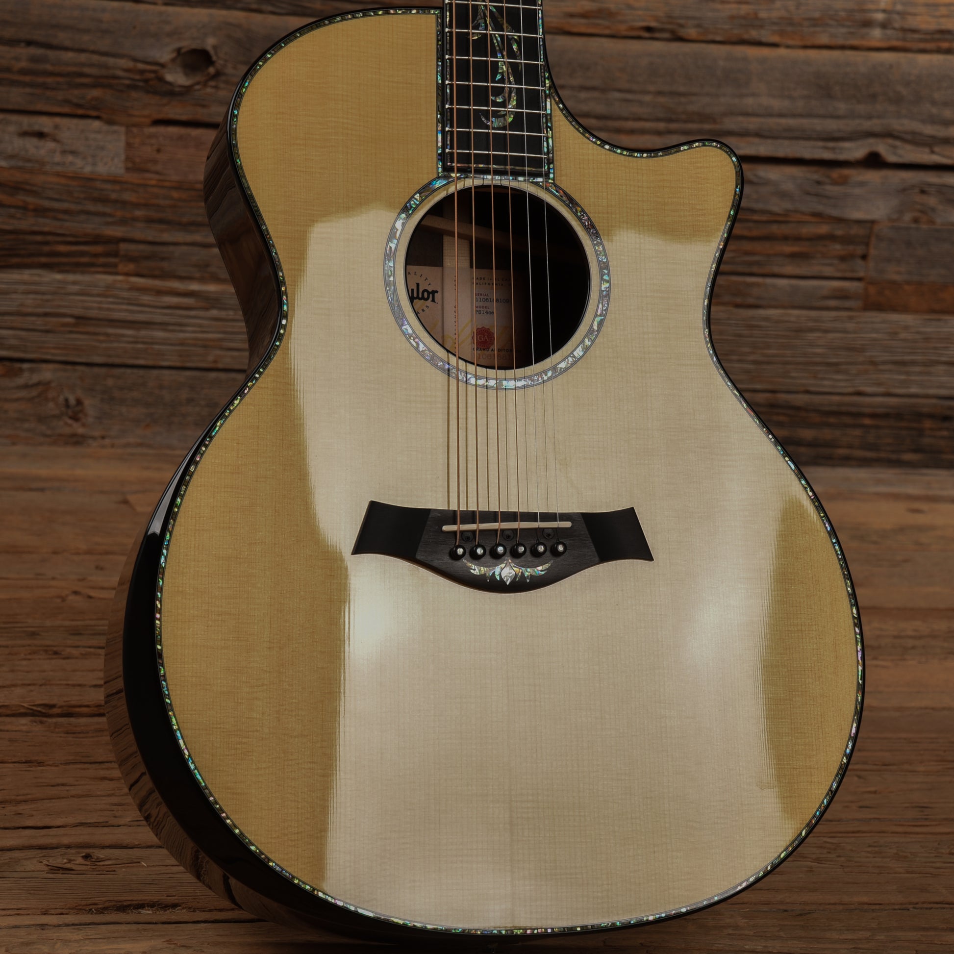 Taylor PS14ce Engelmann / Brazilian Natural 2018 Acoustic Guitars / OM and Auditorium