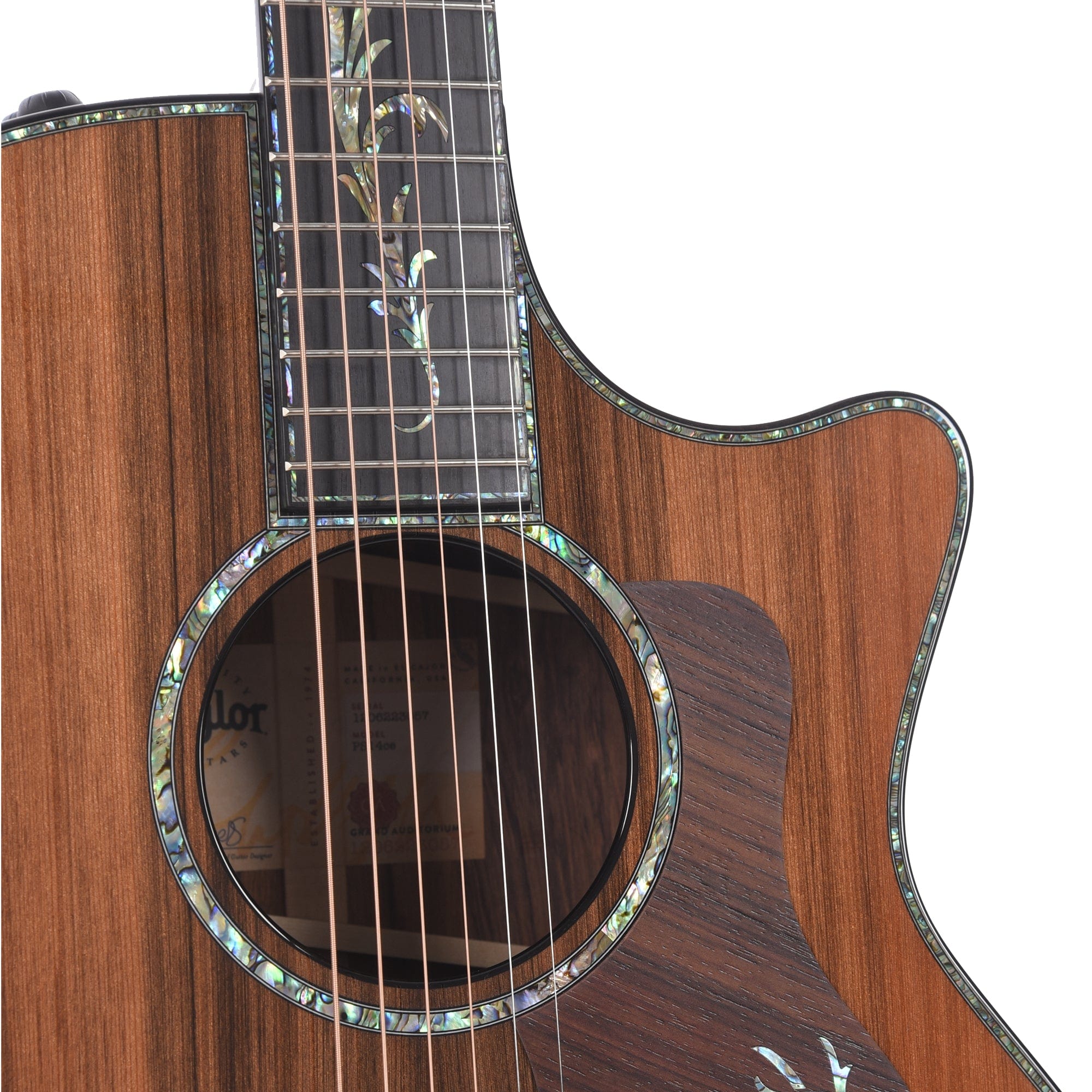 Taylor PS14ce Grand Auditorium Sinker Redwood/Honduran Rosewood Shaded Edgeburst Acoustic Guitars / OM and Auditorium