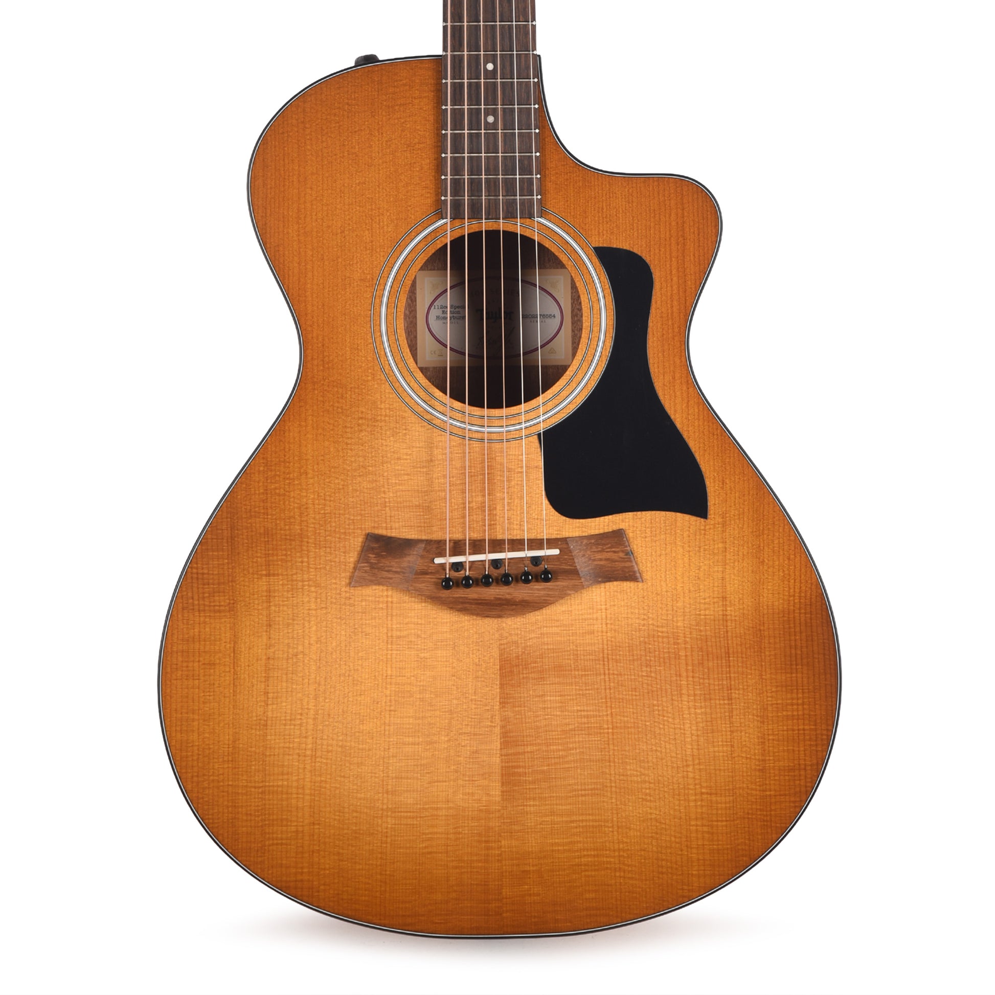 Taylor Special Edition 112ce Grand Concert Torrefied Spruce/Sapele Honeyburst ES2 Acoustic Guitars / OM and Auditorium