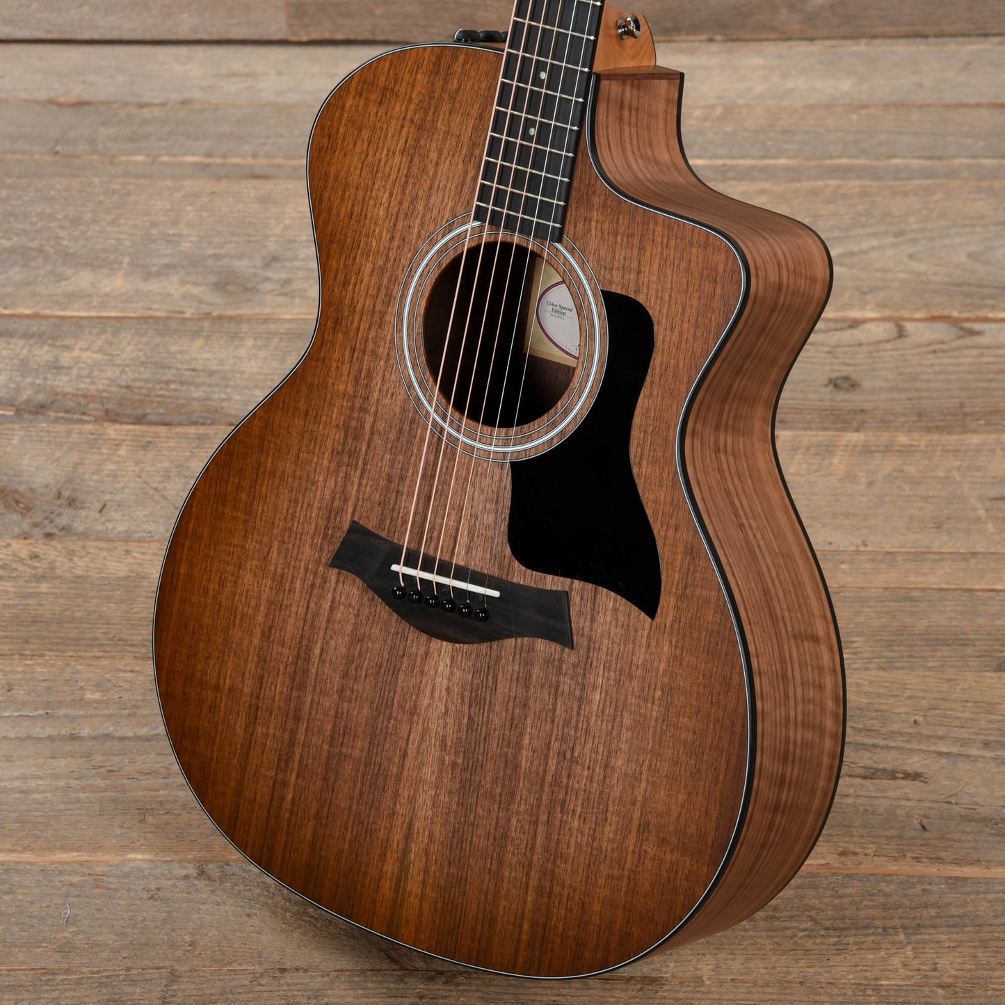 Taylor Special Edition 124ce Grand Auditorium Walnut Shaded Edgeburst Acoustic Guitars / OM and Auditorium