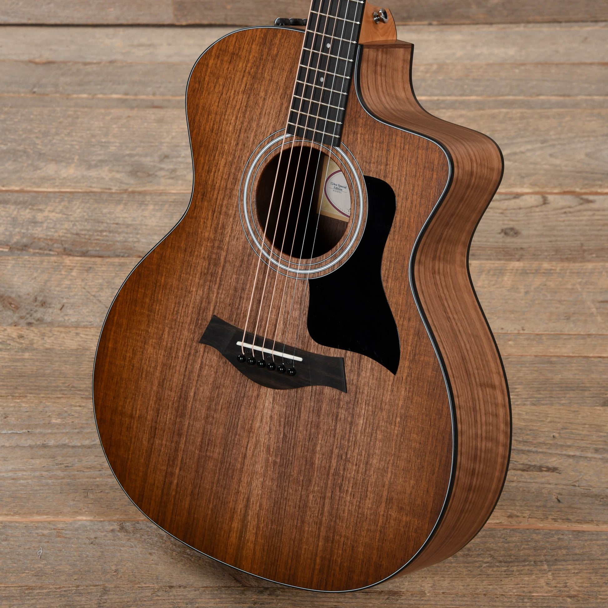 Taylor Special Edition 124ce Grand Auditorium Walnut Shaded Edgeburst Acoustic Guitars / OM and Auditorium