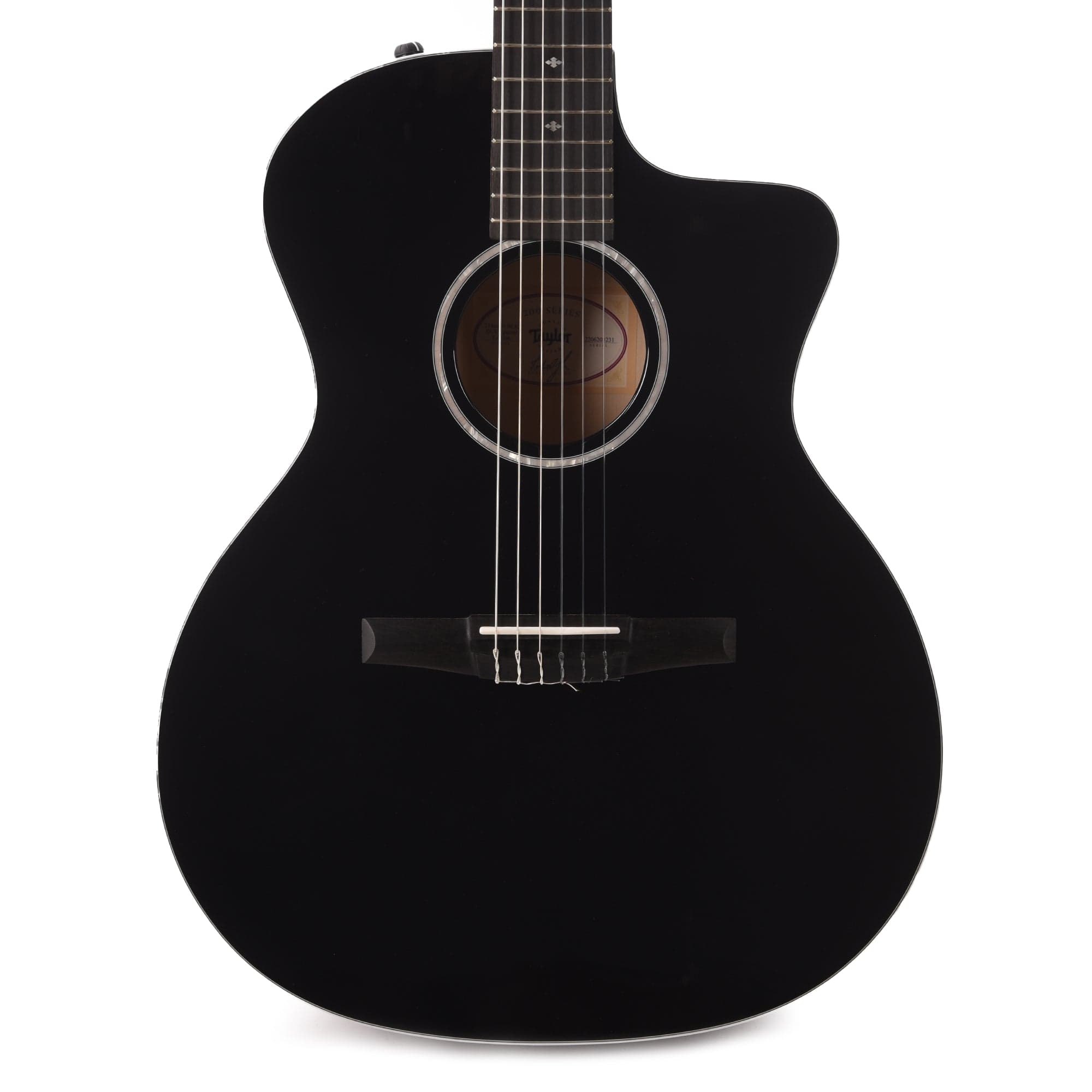 Taylor Special Edition 214ce-N Deluxe Grand Auditorium Lutz/Maple Black ES2 Acoustic Guitars / OM and Auditorium