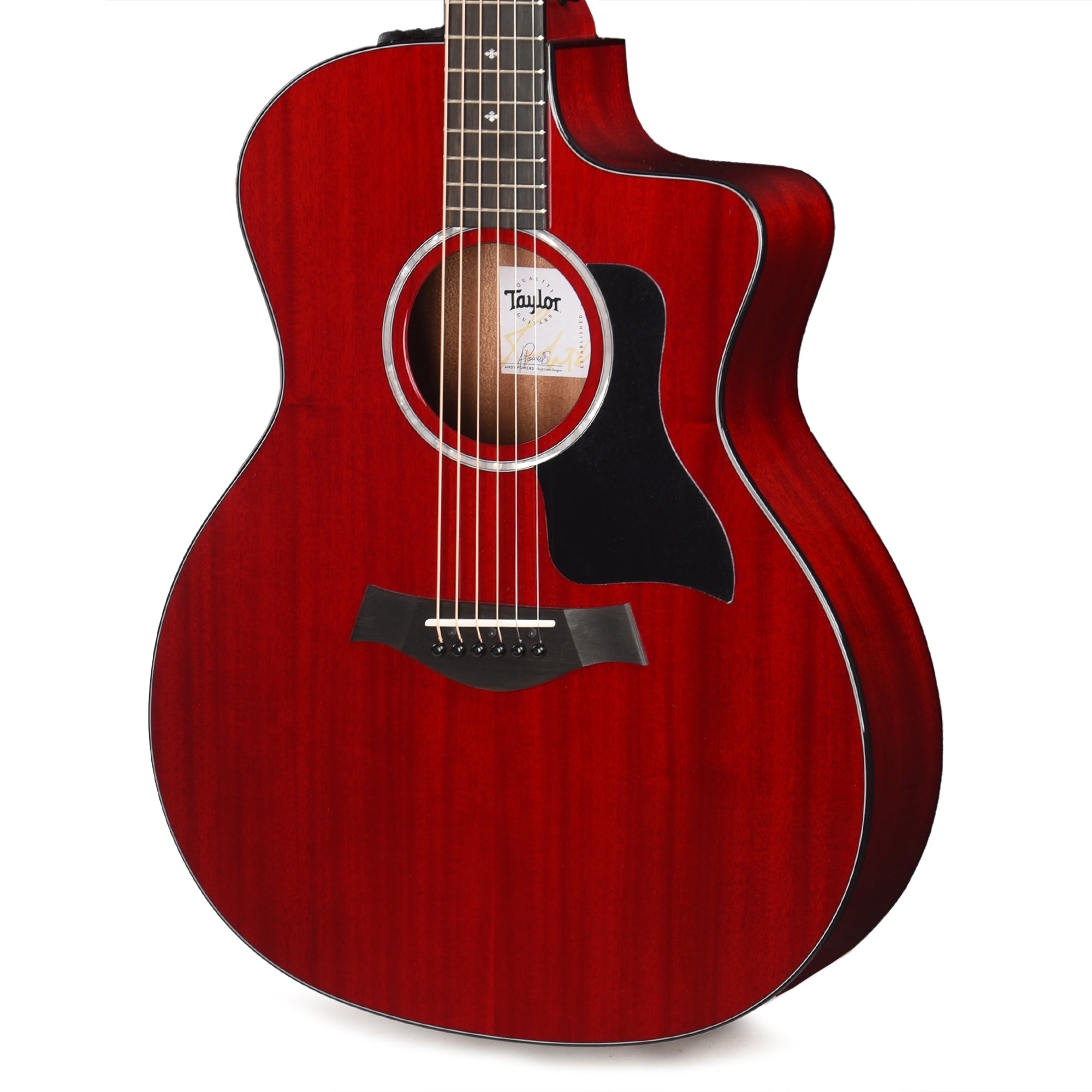 Taylor Special Edition 224ce Grand Auditorium Neo-Tropical Mahogany/Sapele Red Top ES2 Acoustic Guitars / OM and Auditorium