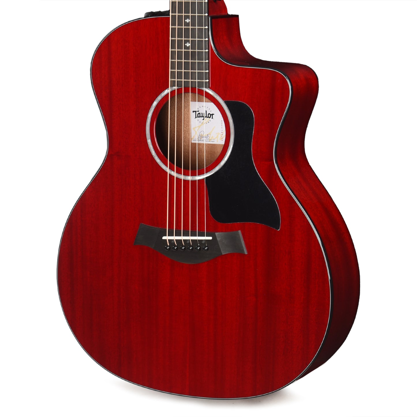 Taylor Special Edition 224ce Grand Auditorium Neo-Tropical Mahogany/Sapele Red Top ES2 Acoustic Guitars / OM and Auditorium