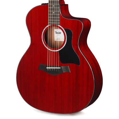 Taylor Special Edition 224ce Grand Auditorium Neo-Tropical Mahogany/Sapele Red Top ES2 Acoustic Guitars / OM and Auditorium