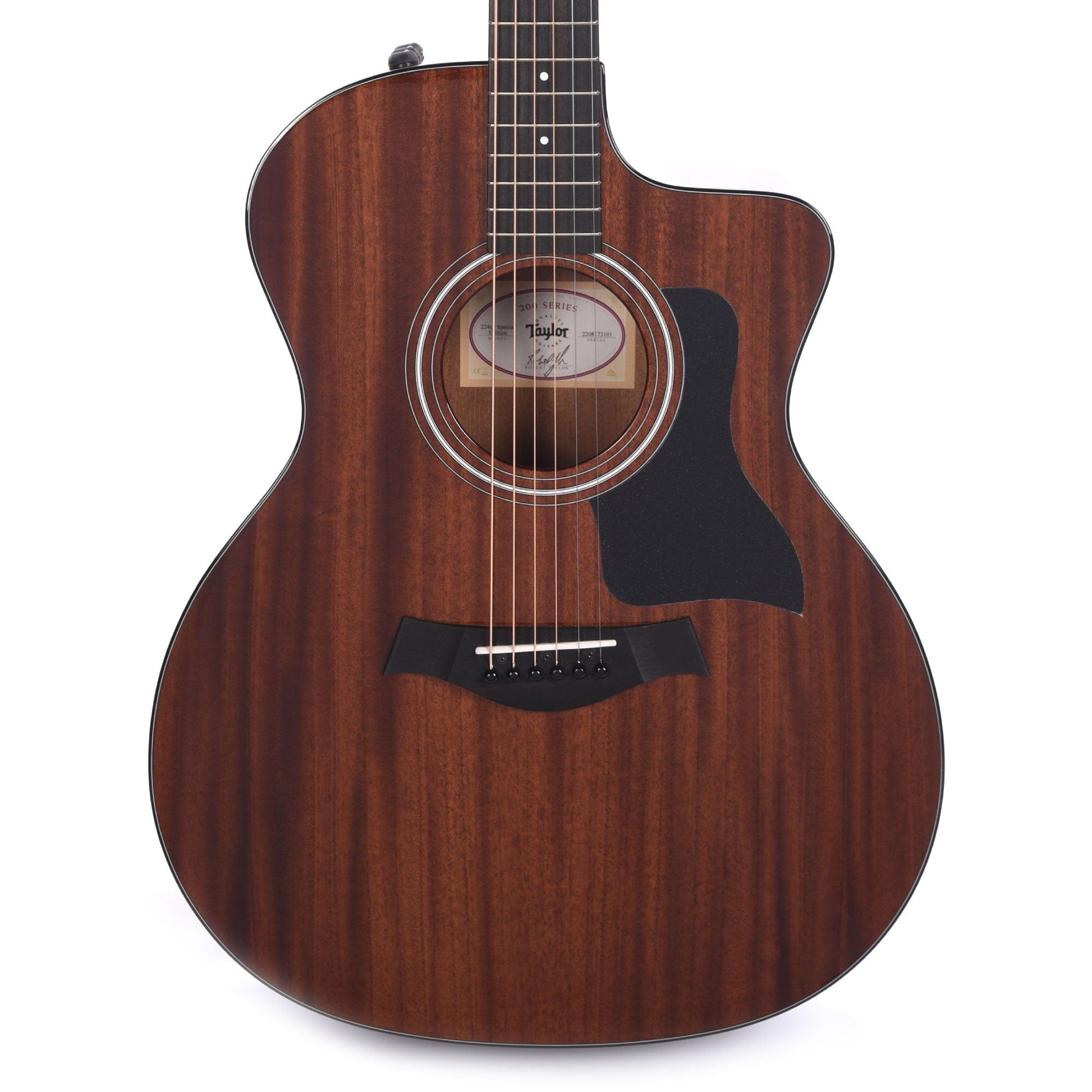 Taylor Special Edition 224ce Plus Grand Auditorium Mahogany/Sapele Natural Acoustic Guitars / OM and Auditorium