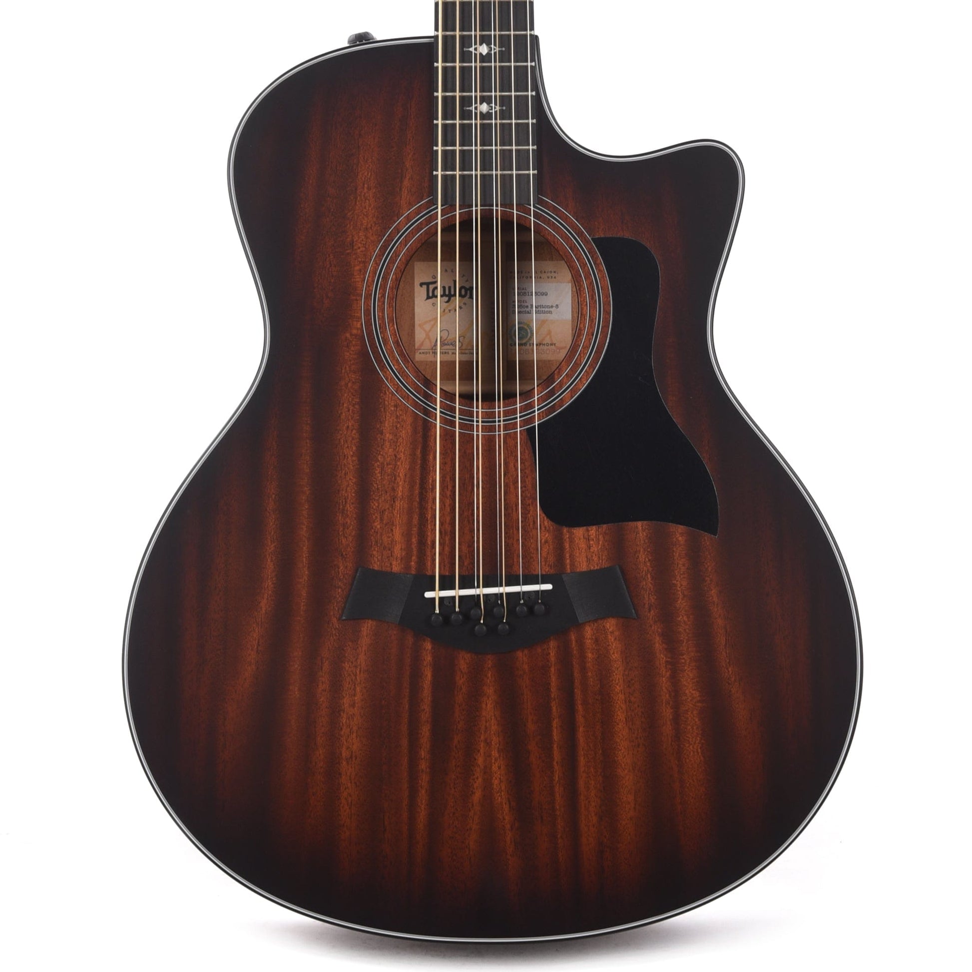 Taylor Special Edition 326ce 8-String Baritone Grand Symphony Shaded Edgeburst Top Acoustic Guitars / OM and Auditorium