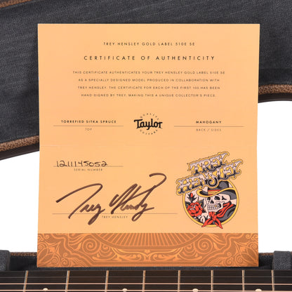 Taylor Special Edition Gold Label Trey Hensley 510e Torrefied Spruce/Mahogany Antique Blonde Acoustic Guitars / OM and Auditorium
