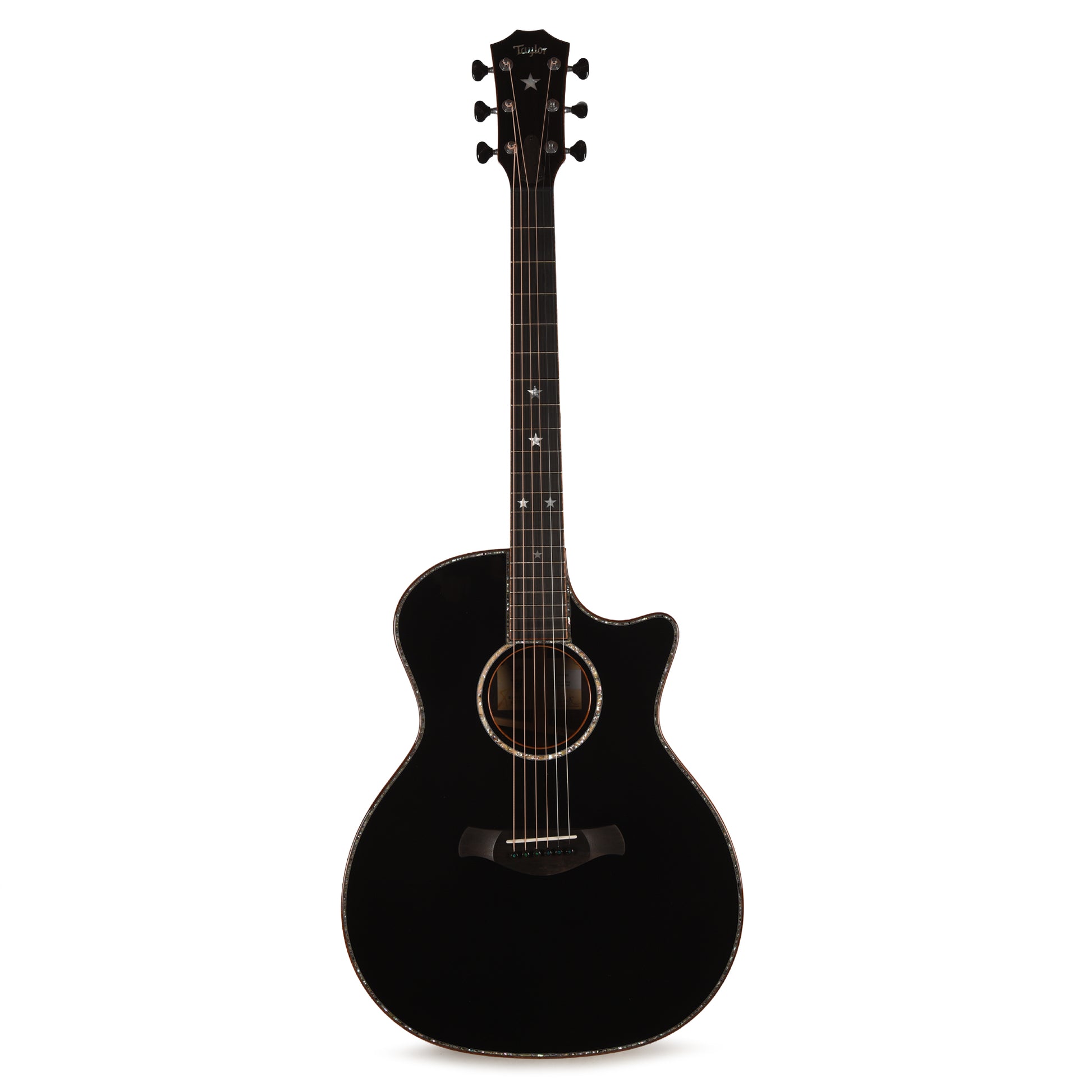 Taylor Special Edition Guitars 4 Vets 814ce Spruce/Figured Rosewood Black w/Claria Pickup Acoustic Guitars / OM and Auditorium