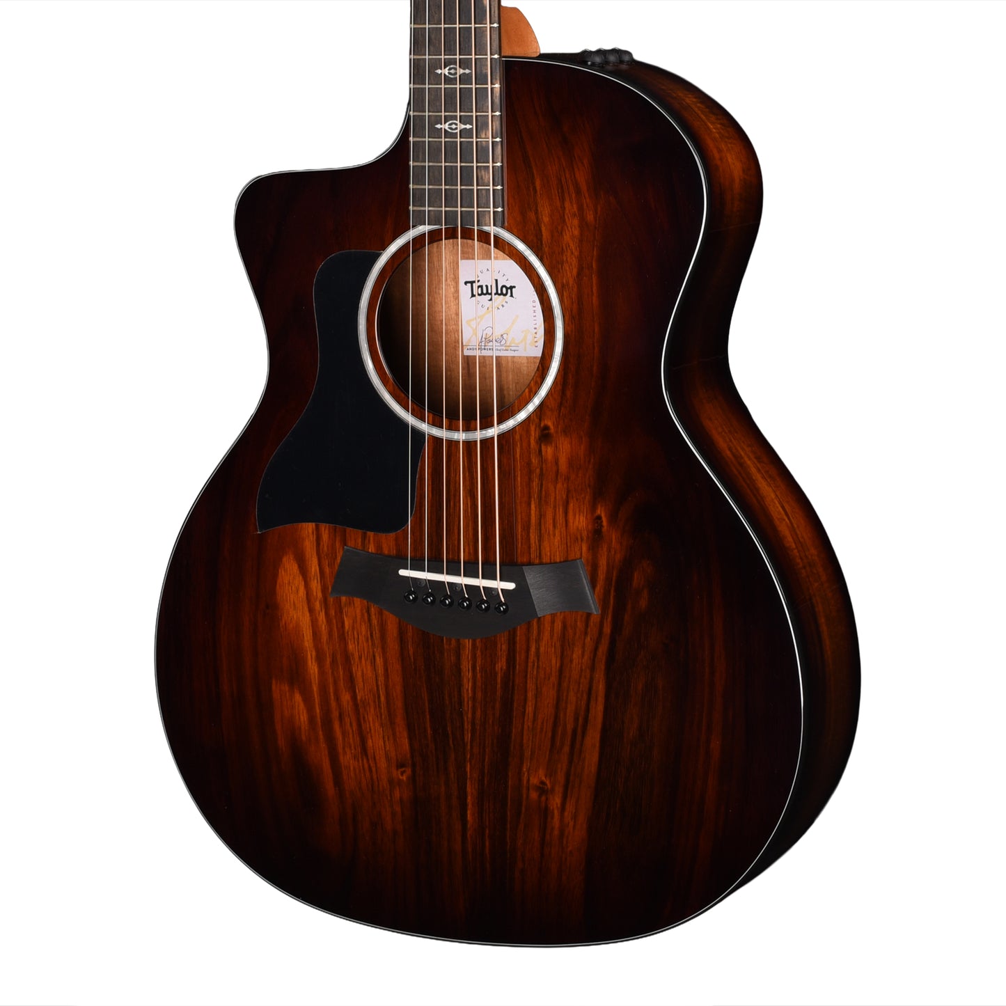 Taylor 224ce-K Deluxe LEFTY Grand Auditorium Koa Natural ES2 Acoustic Guitars