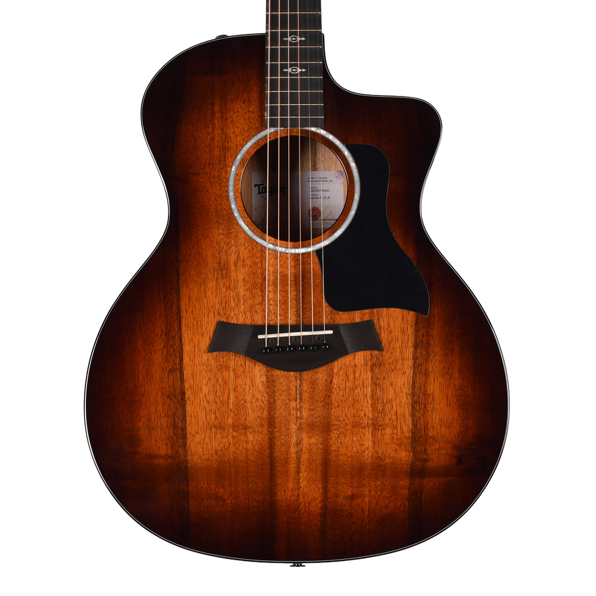 Taylor 224ce-K DLX Grand Auditorium Hawaiian Koa Shaded Edgburst ES2 Acoustic Guitars