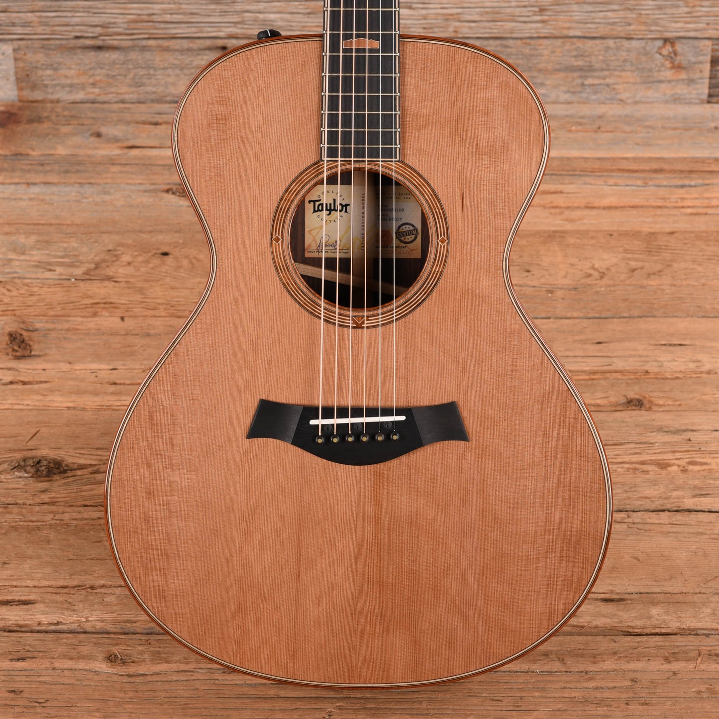 Taylor Custom Shop NAMM Catch #17 C12e Western Red Cedar Natural 2025 Acoustic Guitars