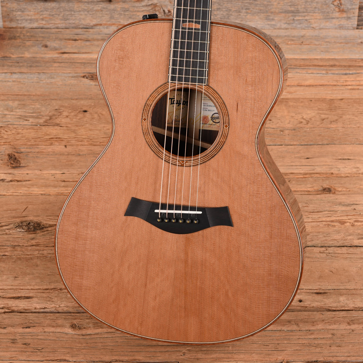 Taylor Custom Shop NAMM Catch #17 C12e Western Red Cedar Natural 2025 Acoustic Guitars