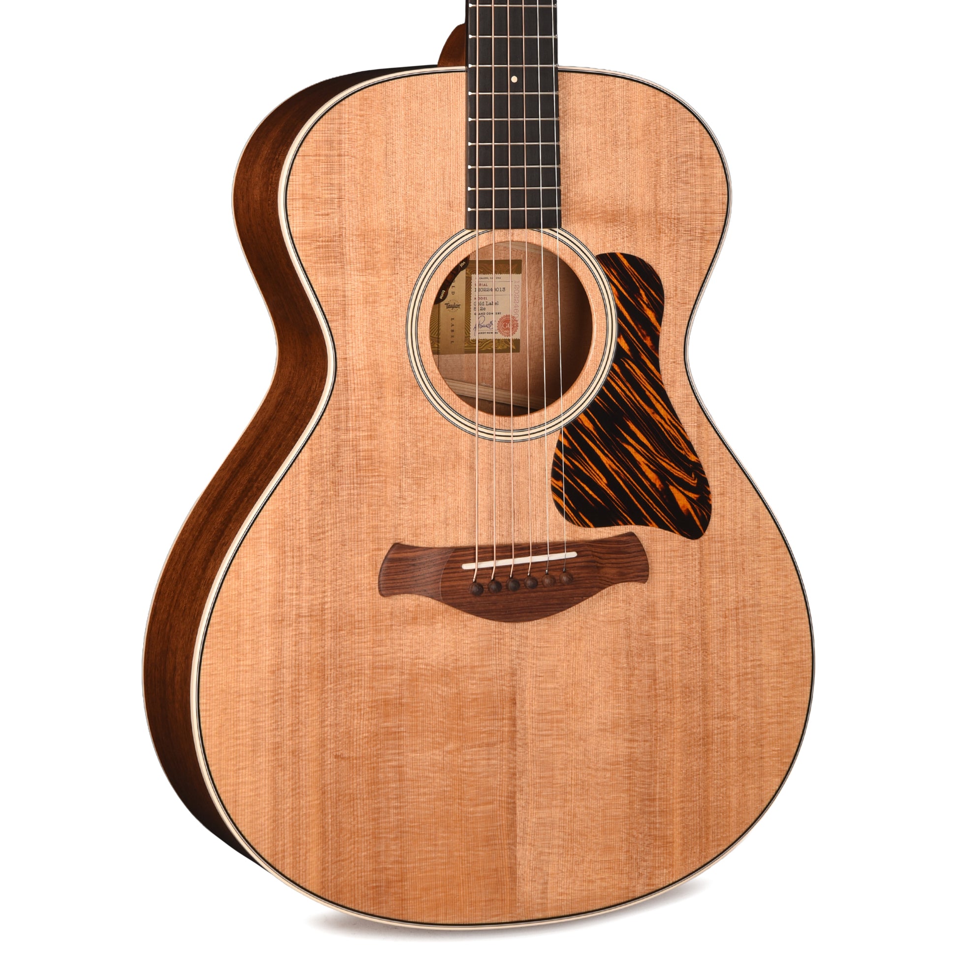 Taylor Gold Label 512e Grand Concert Torrefied Sitka/Neo-Tropical Mahogany Natural w/Claria Pickup Acoustic Guitars