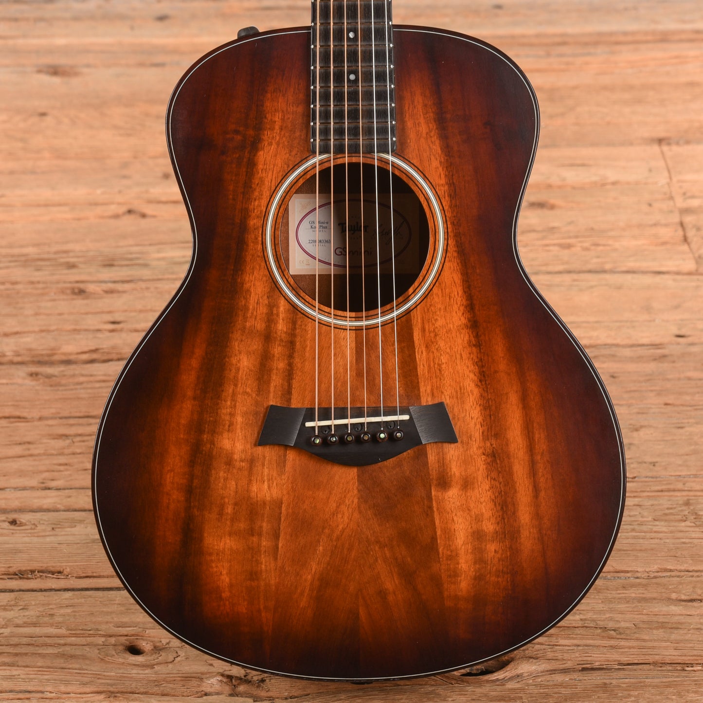 Taylor GS Mini-e Koa Plus Sunburst 2023 Acoustic Guitars