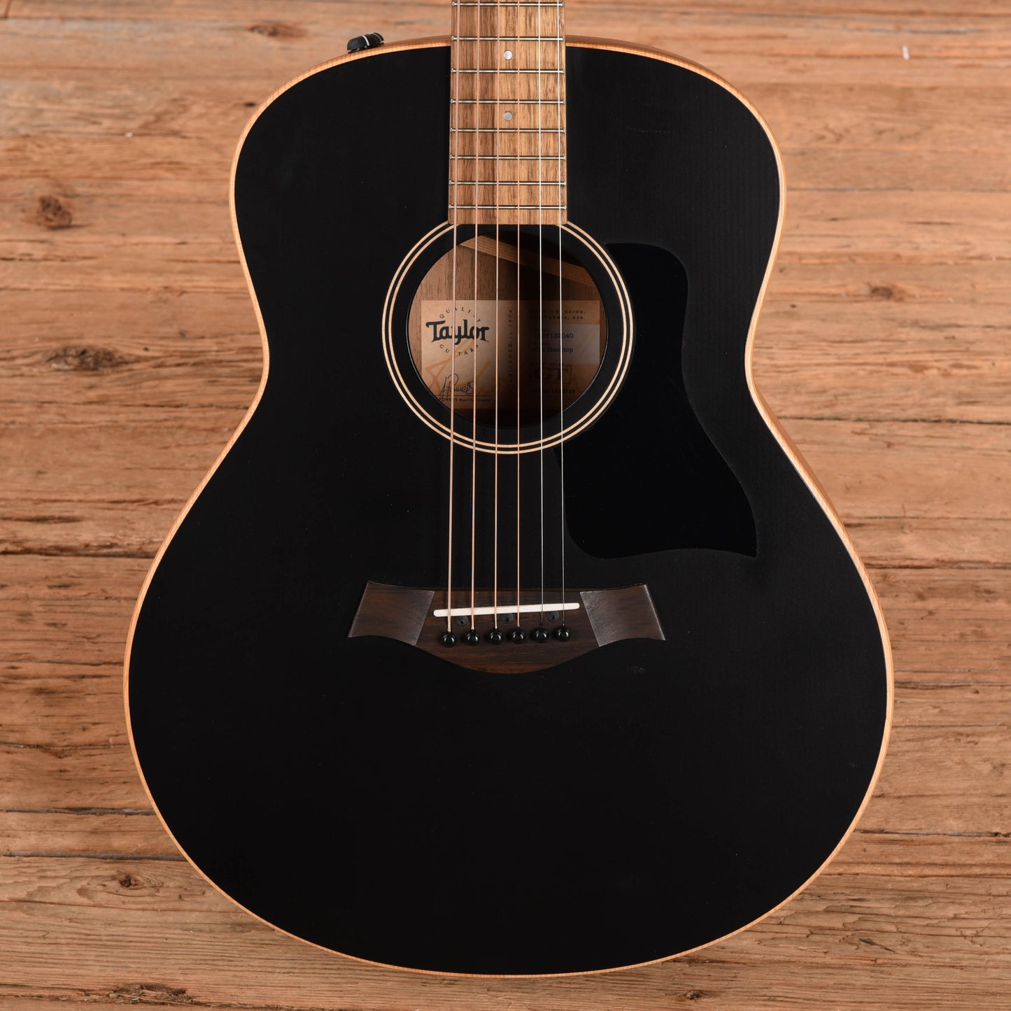 Taylor GTE Blacktop Black 2022 Acoustic Guitars