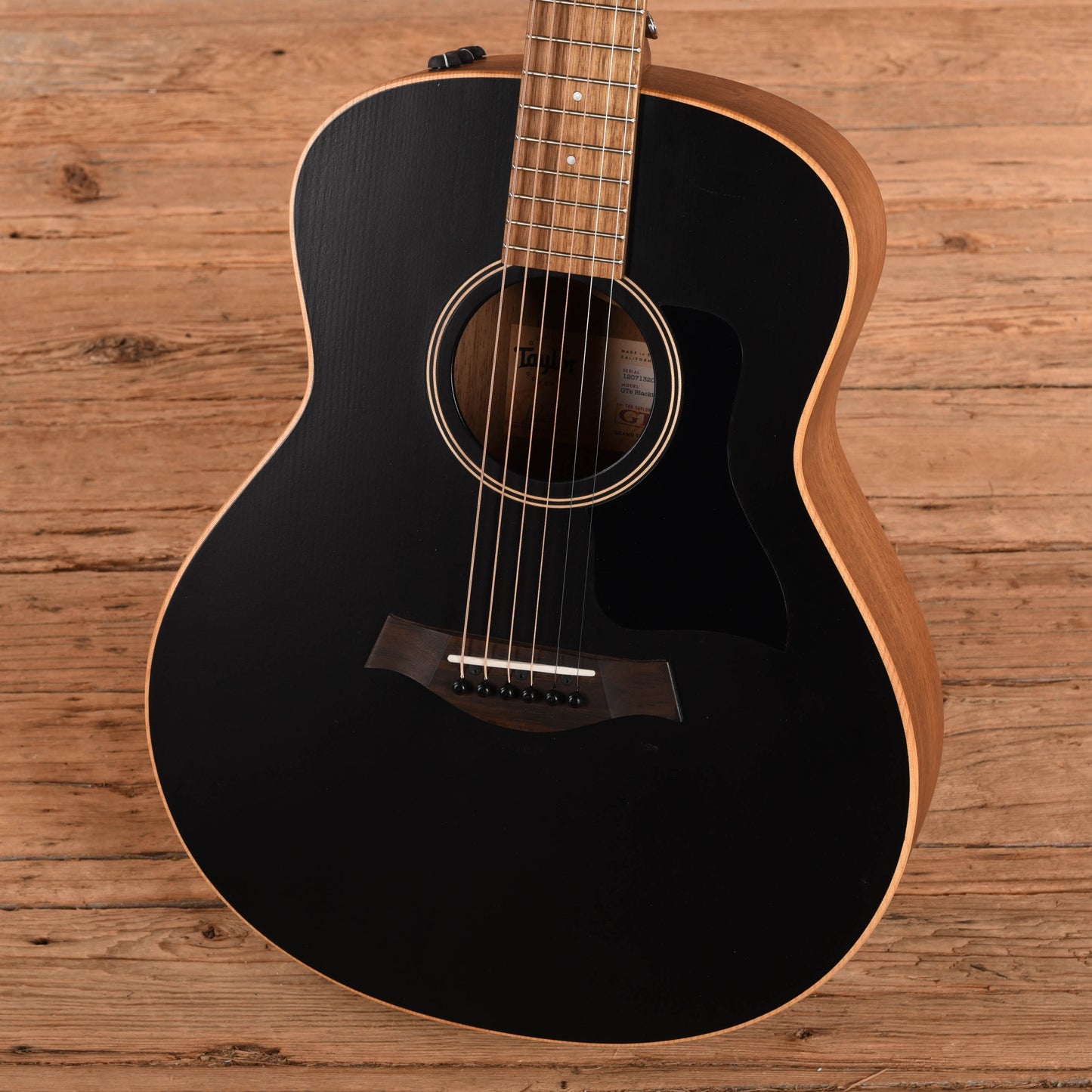 Taylor GTE Blacktop Black 2022 Acoustic Guitars